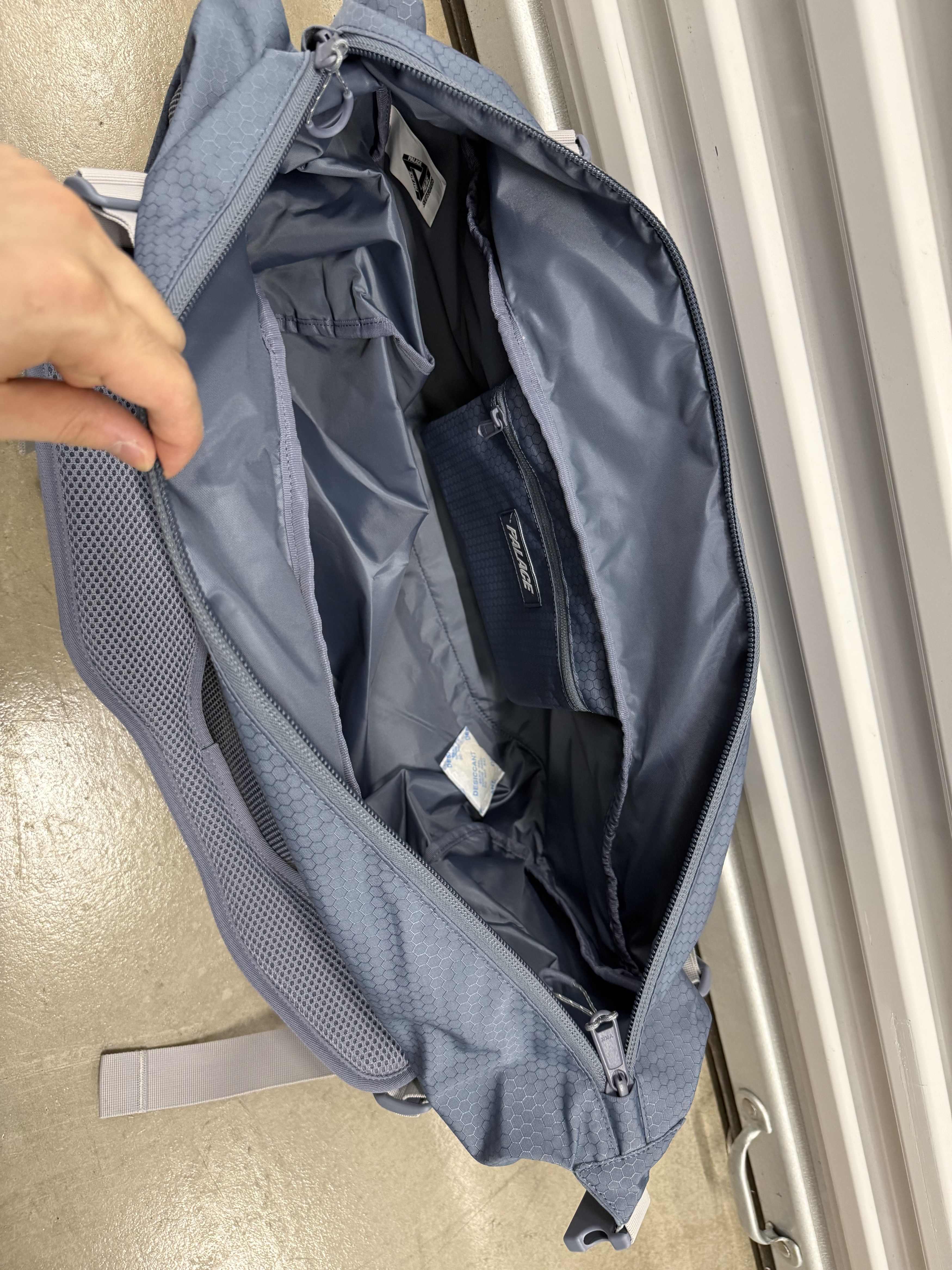 Palace cordura eco hex ripstop clipper bag slate grey Size ONE SIZE - 4 Thumbnail
