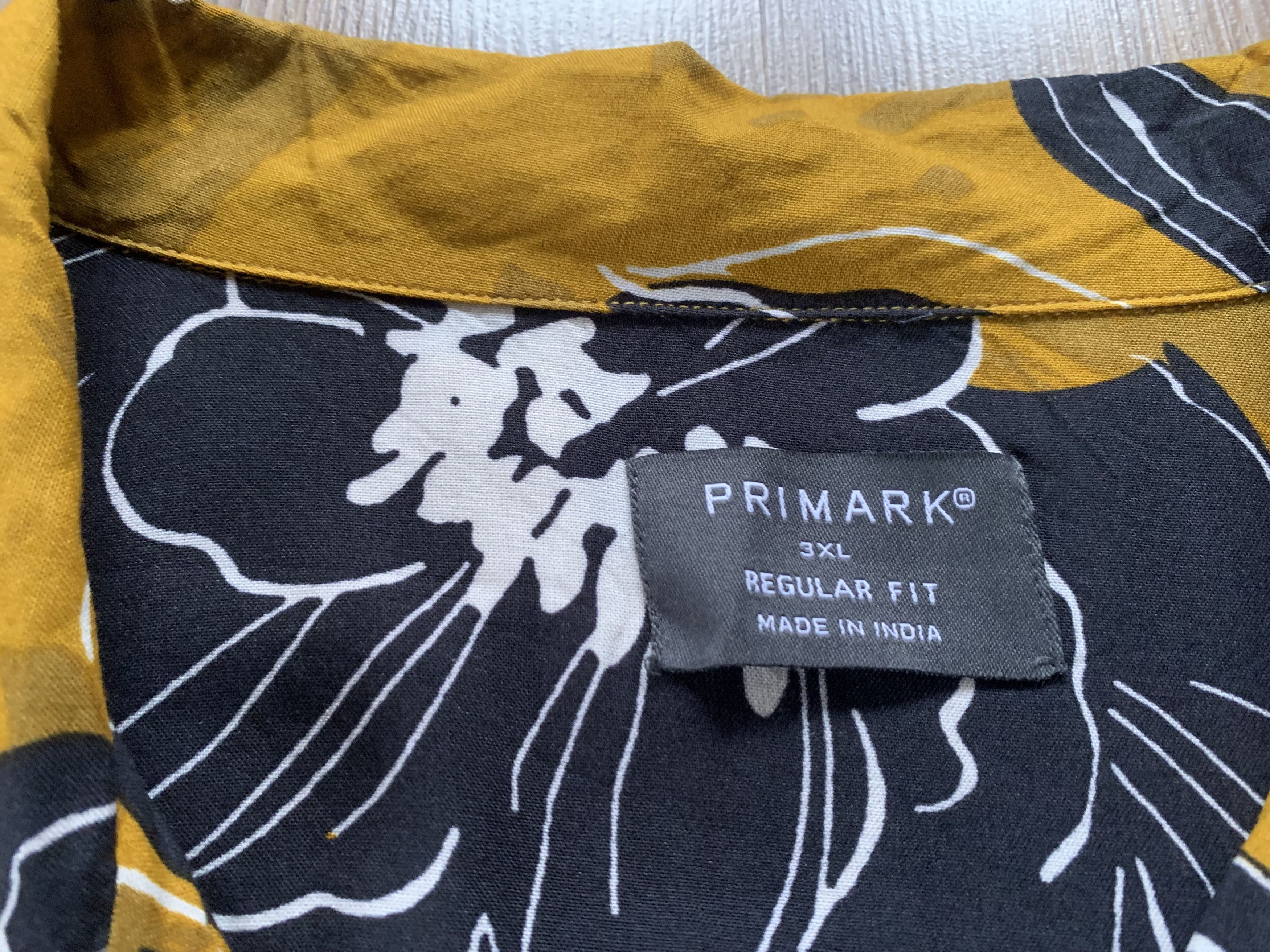 Primark Primark Regular Fit Printed Hawaiian Shirt Size US XXL / EU 58 / 5 - 5 Thumbnail