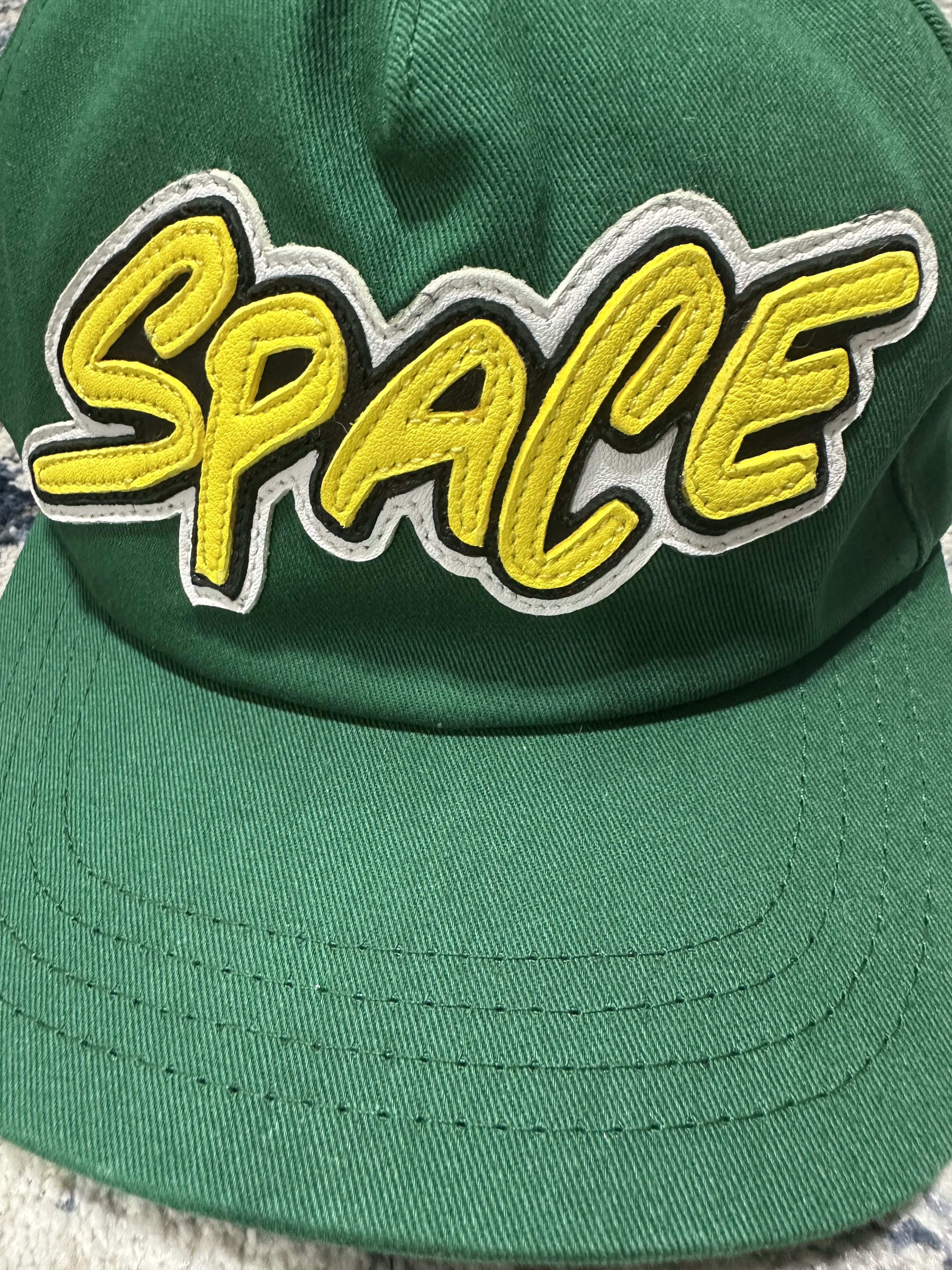 Chrome Hearts Chrome Hearts Matty Boy Leather Space Patch Green Hat Size ONE SIZE - 3 Thumbnail