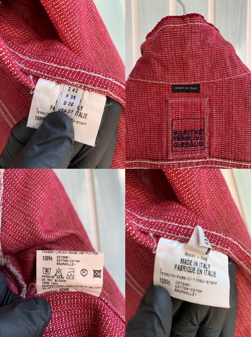 Marithe + Francois Girbaud Vintage Marithe Francois Girbaud Unisex Cotton Denim Jacket Size M / US 6-8 / IT 42-44 - 23 Thumbnail