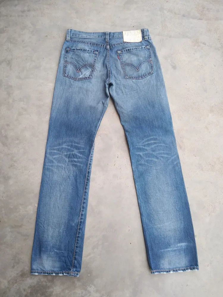 Levi's Vintage Levi's Jeans 502 Distressed Denim 29x33 Size US 29 - 2 Thumbnail