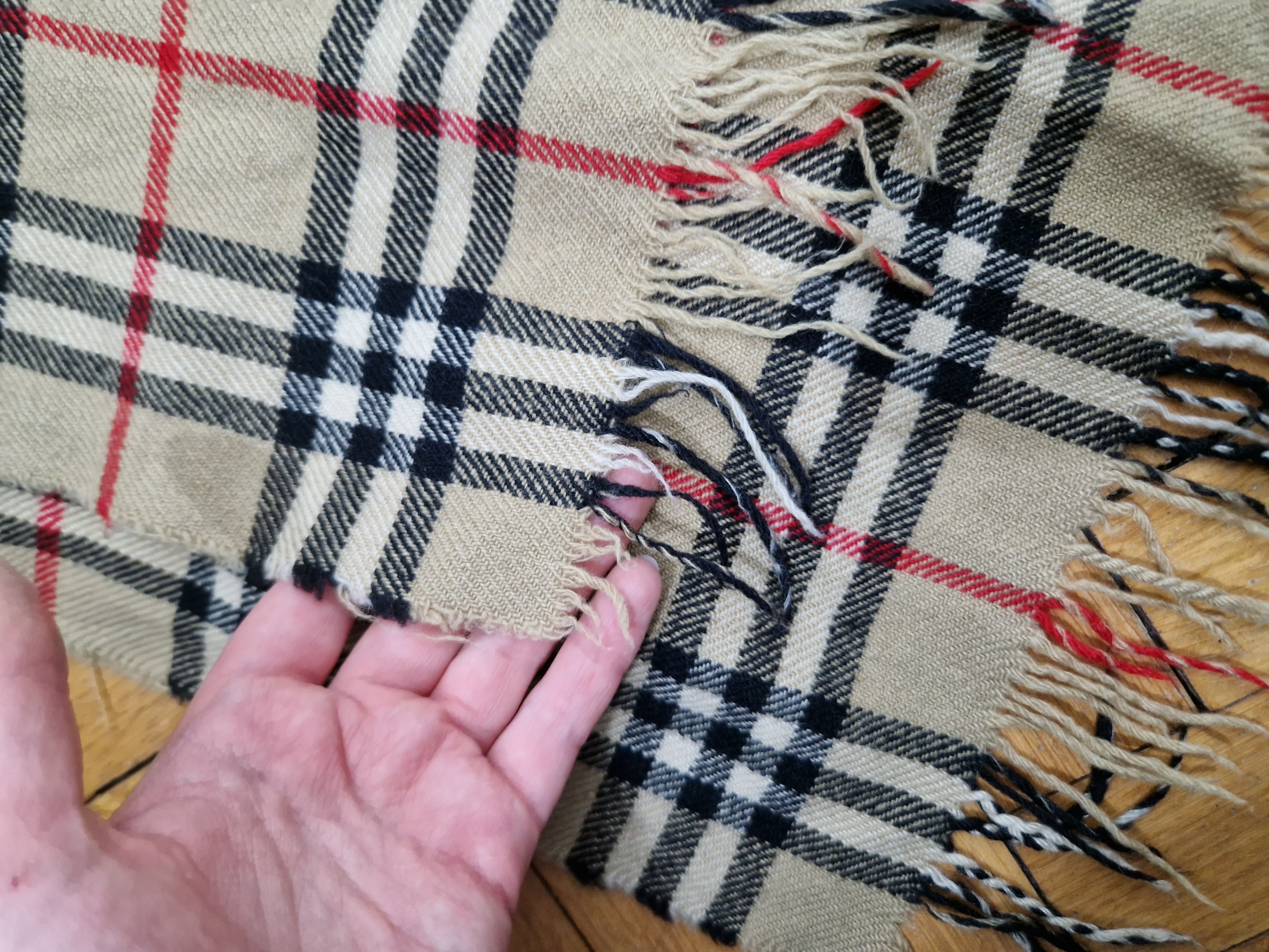 Burberry × Vintage Burberry cashmere scarf Size ONE SIZE - 5 Thumbnail