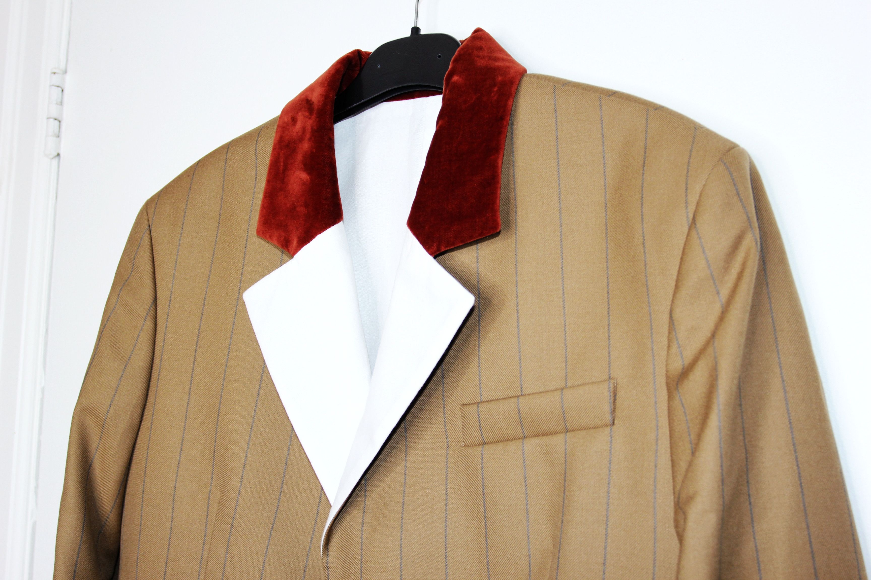 Wales Bonner BNWT SS24 WALES BONNER PINSTRIPE WOOL HAILE JACKET 52 Size US L / EU 52-54 / 3 - 4 Thumbnail
