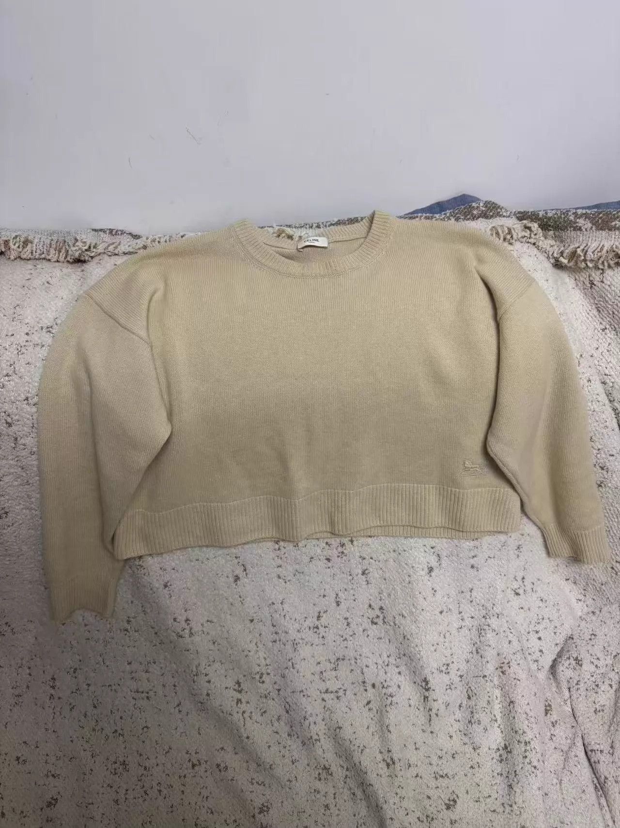 Celine Celine Carriage 100% Cashmere Sweater S Size S / US 4 / IT 40 - 1 Thumbnail
