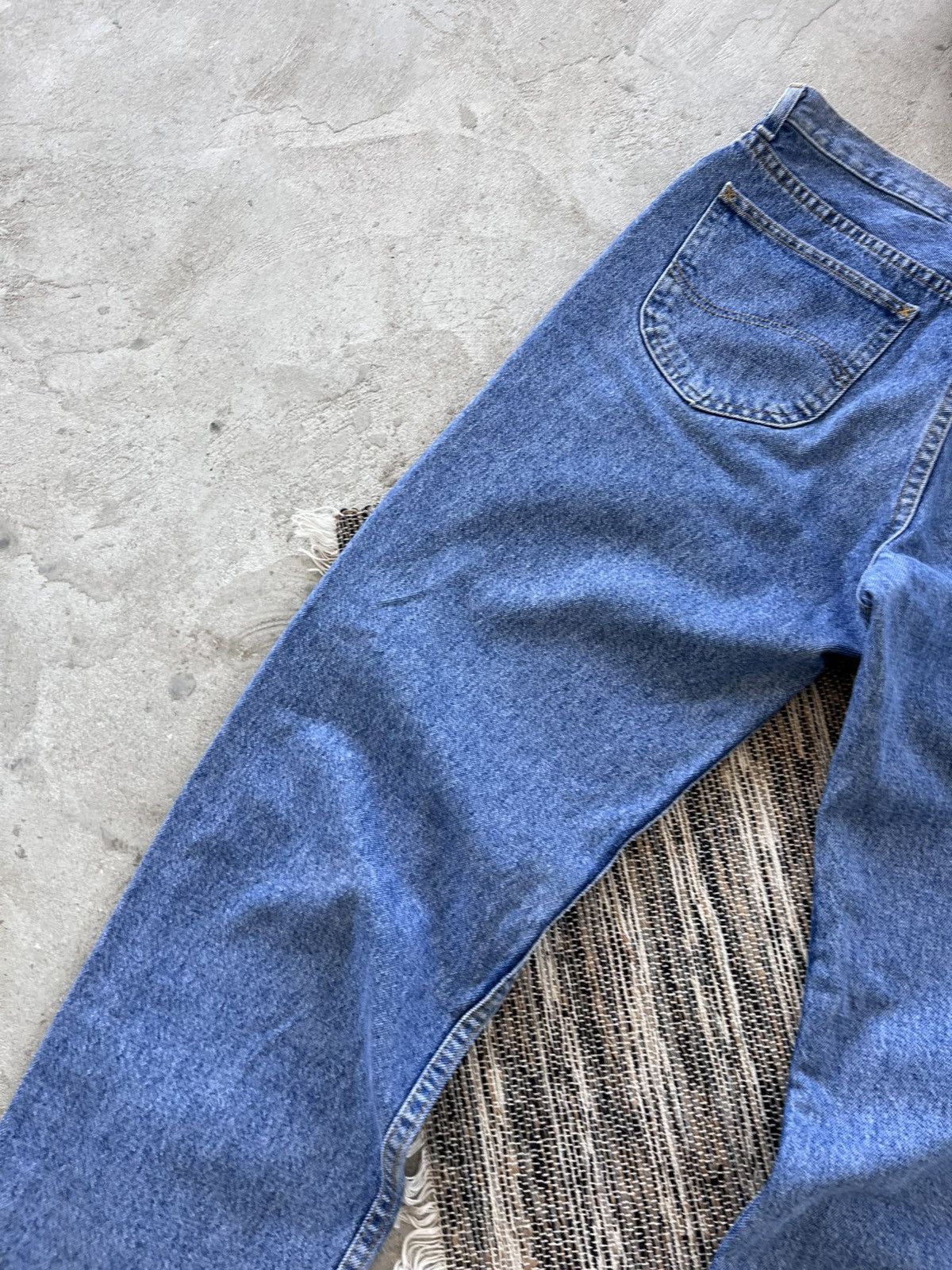 Lee Vintage Lee Blue Denim Jeans Workwear Classic Fit 34/32 Y2K Size US 34 / EU 50 - 14 Thumbnail