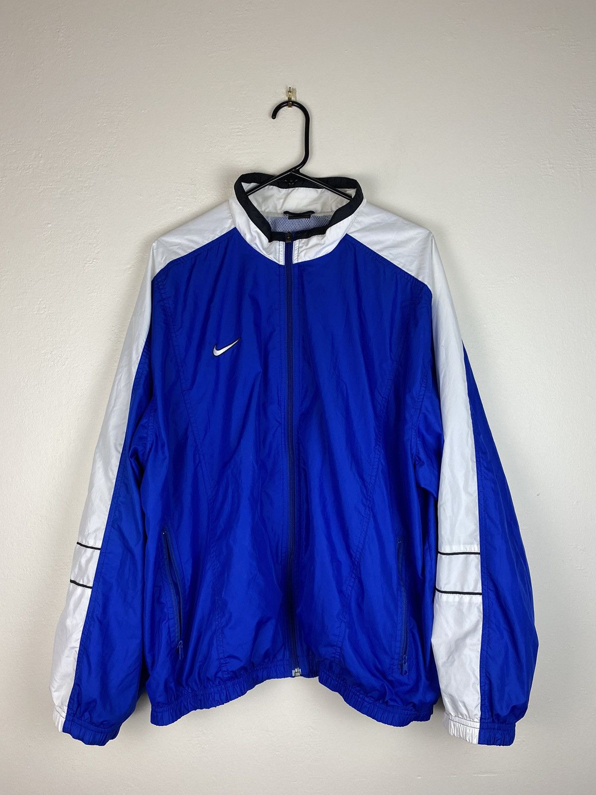 Nike × Vintage Vintage Early 2000’s Nike Light Zip Up Jacket Windbreaker Size US L / EU 52-54 / 3 - 1 Thumbnail