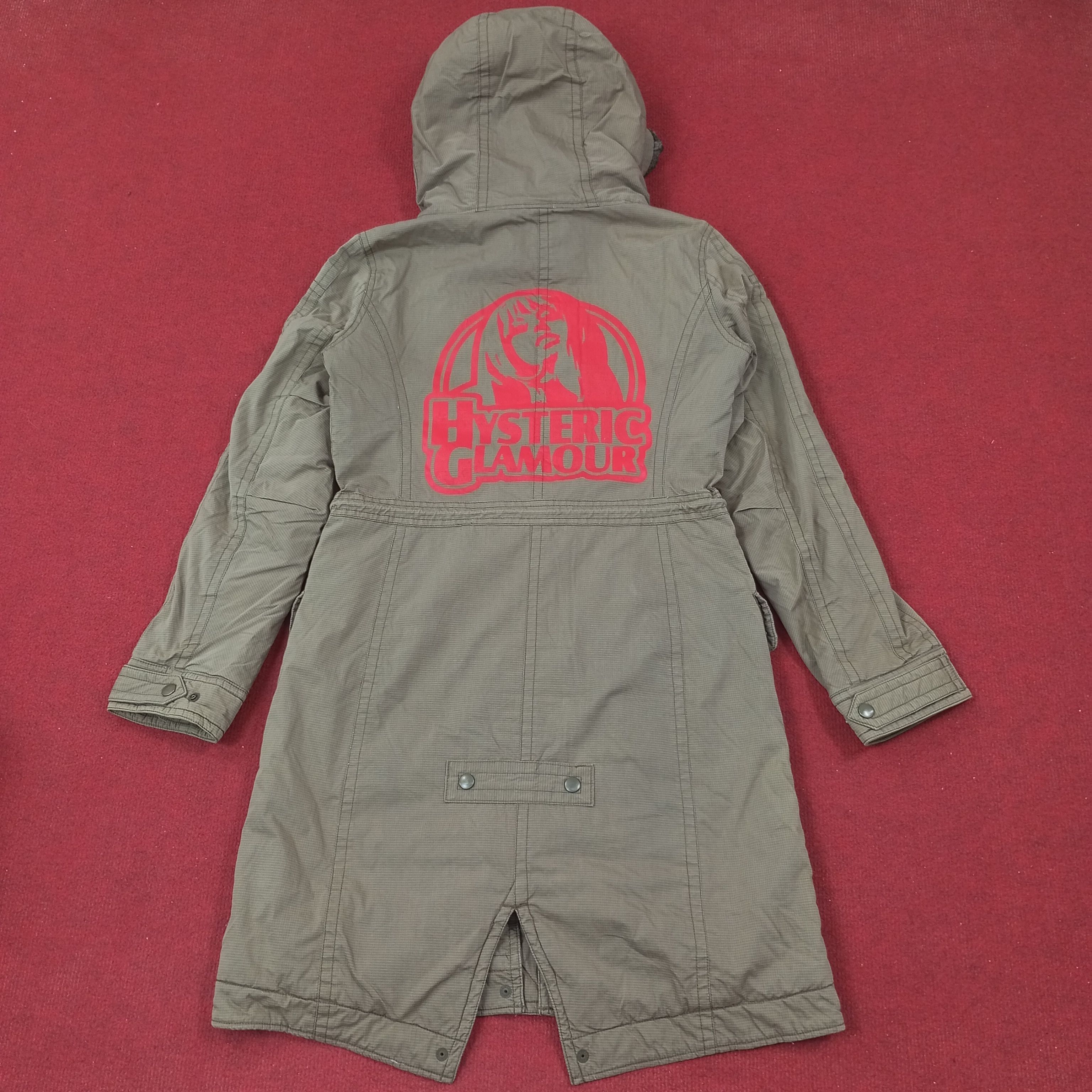 Hysteric Glamour × Japanese Brand × Vintage Hysteric Glamour Custom Art Parkas Jacket c220n14 Size US S / EU 44-46 / 1 - 1 Thumbnail