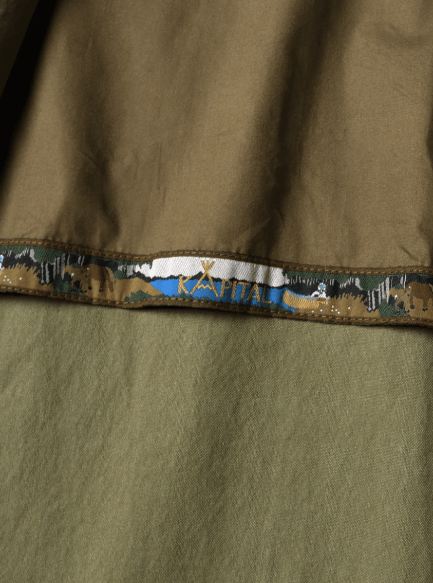 Kapital Water-repellent light canvas ZIP UP KAYAK PAW-PAW blouson Size US XL / EU 56 / 4 - 8 Thumbnail