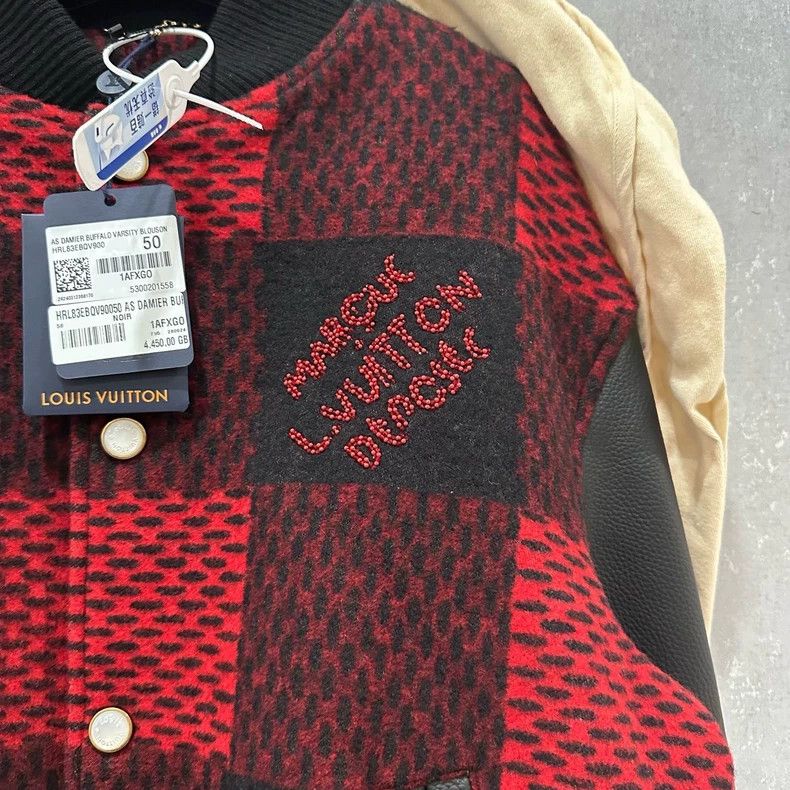 Louis Vuitton Rhinestone Logo Jacket