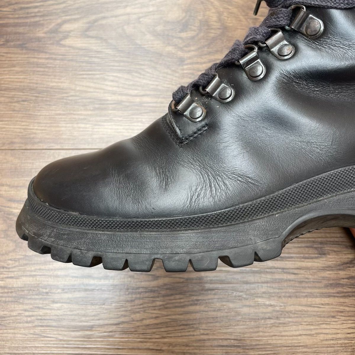 Prada Prada Brixxen Leather Lace-Up Boots Size US 6.5 / EU 39-40 - 22 Thumbnail