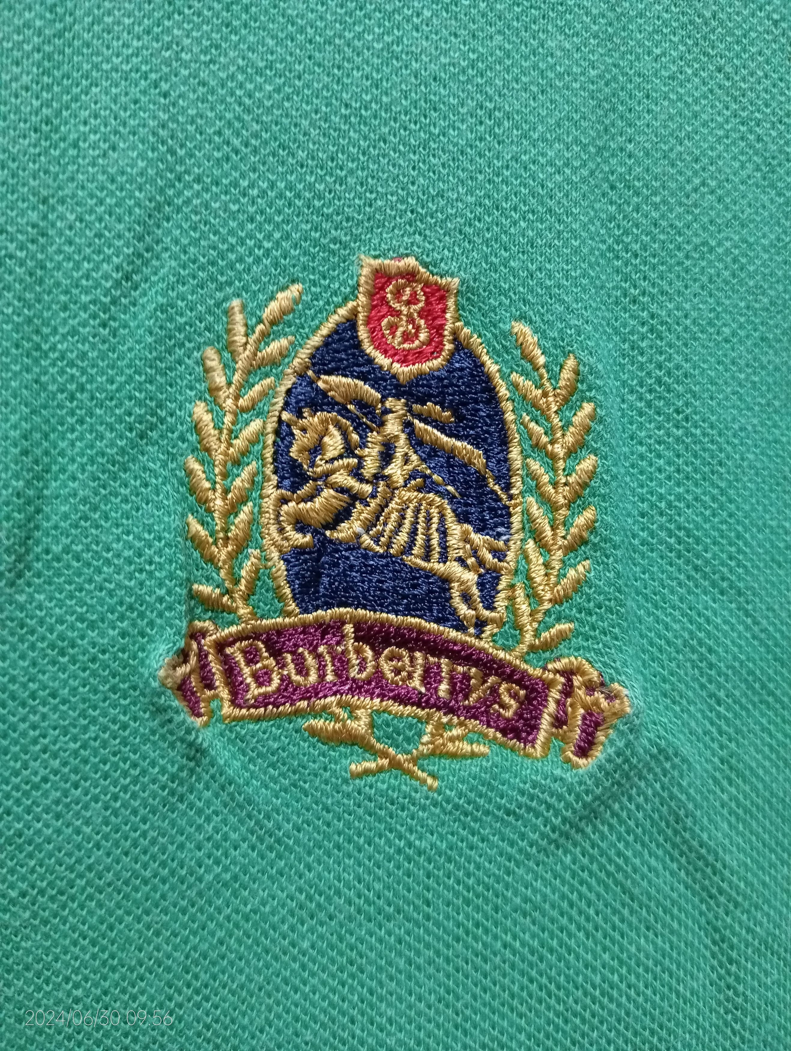 Burberry Vintage Burberry Polo Shirts Made in England Size US L / EU 52-54 / 3 - 10 Thumbnail