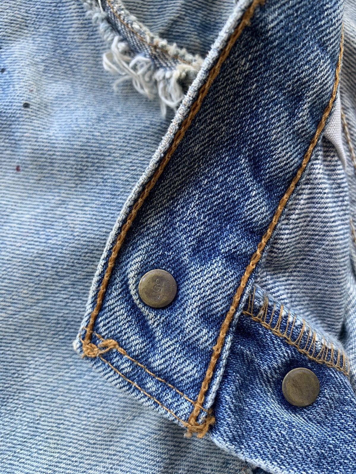 Levi's Vintage Levi’s 501 Ripped Paint Splatter jeans Size US 32 / EU 48 - 7 Thumbnail