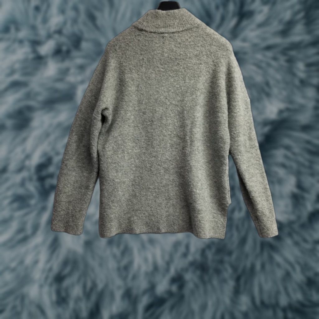 Abercrombie & Fitch Abercrombie & Fitch Sweater Women Pullover Size M Gray Beige Cowl Neck Knit Long Sleeve VINTAGE? No (remove) Size M / US 6-8 / IT 42-44 - 1 Thumbnail