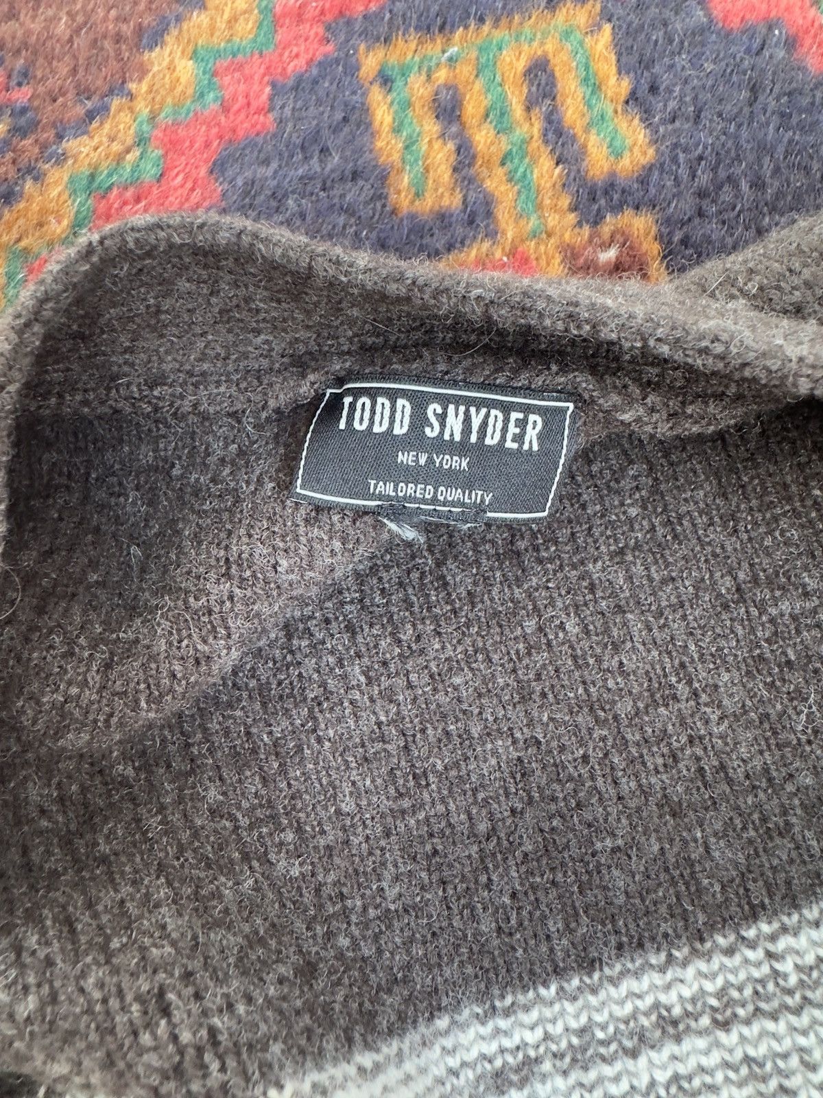 Todd Snyder Todd Snyder Placed Fair Isle Cardigan in Brown Size US M / EU 48-50 / 2 - 5 Thumbnail