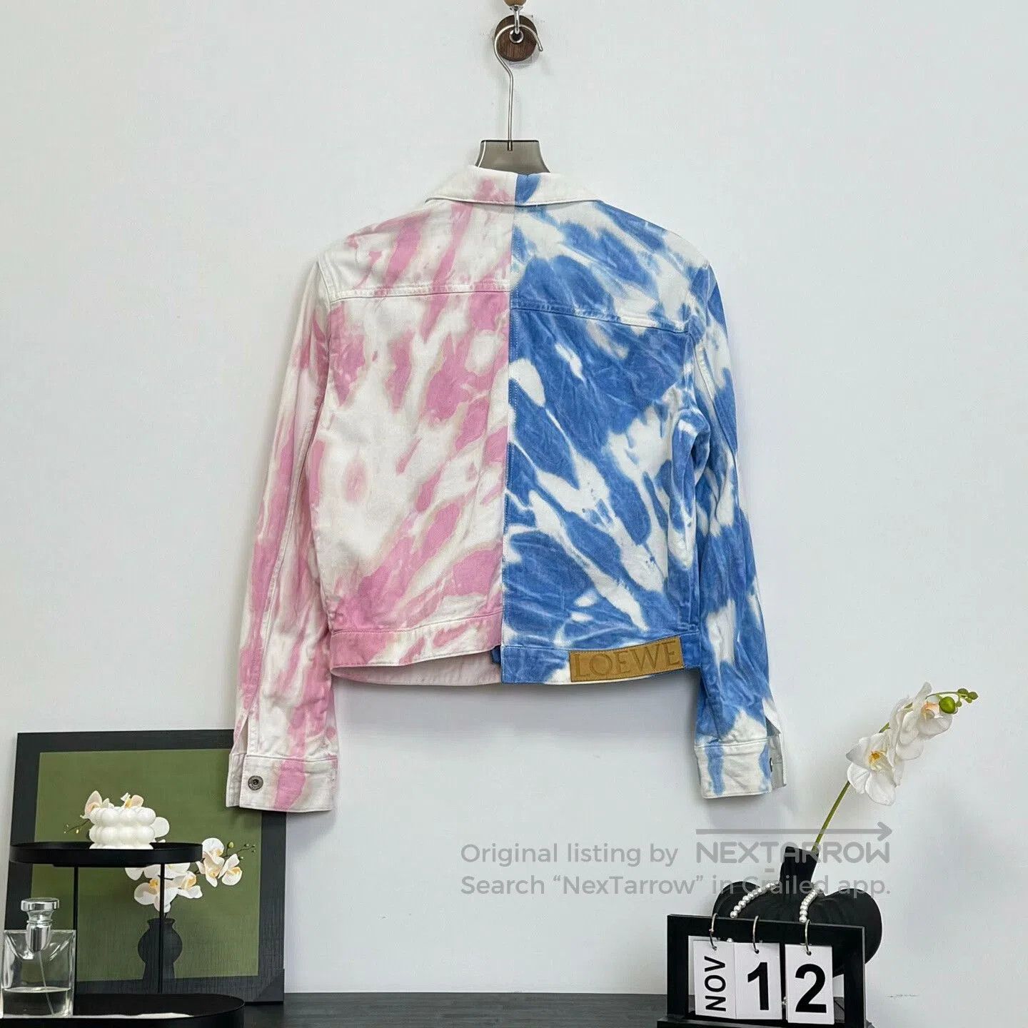 Loewe Loewe Irregular Tie-Dye Denim Jacket. Size US S / EU 44-46 / 1 - 3 Thumbnail
