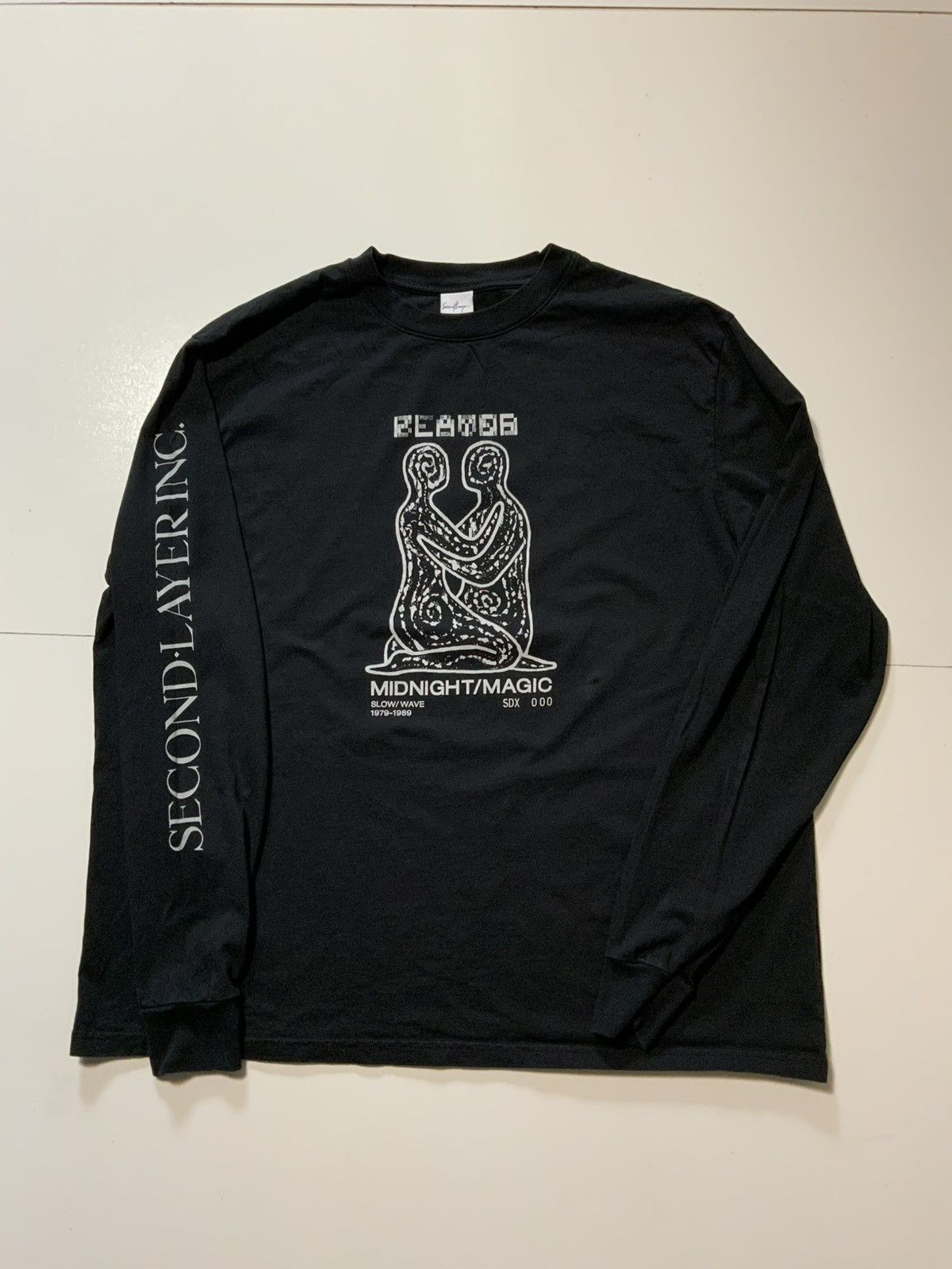 Second/Layer $130 Second/Layer Midnight Magic Black L/S Graphic T-Shirt Size US L / EU 52-54 / 3 - 2 Thumbnail