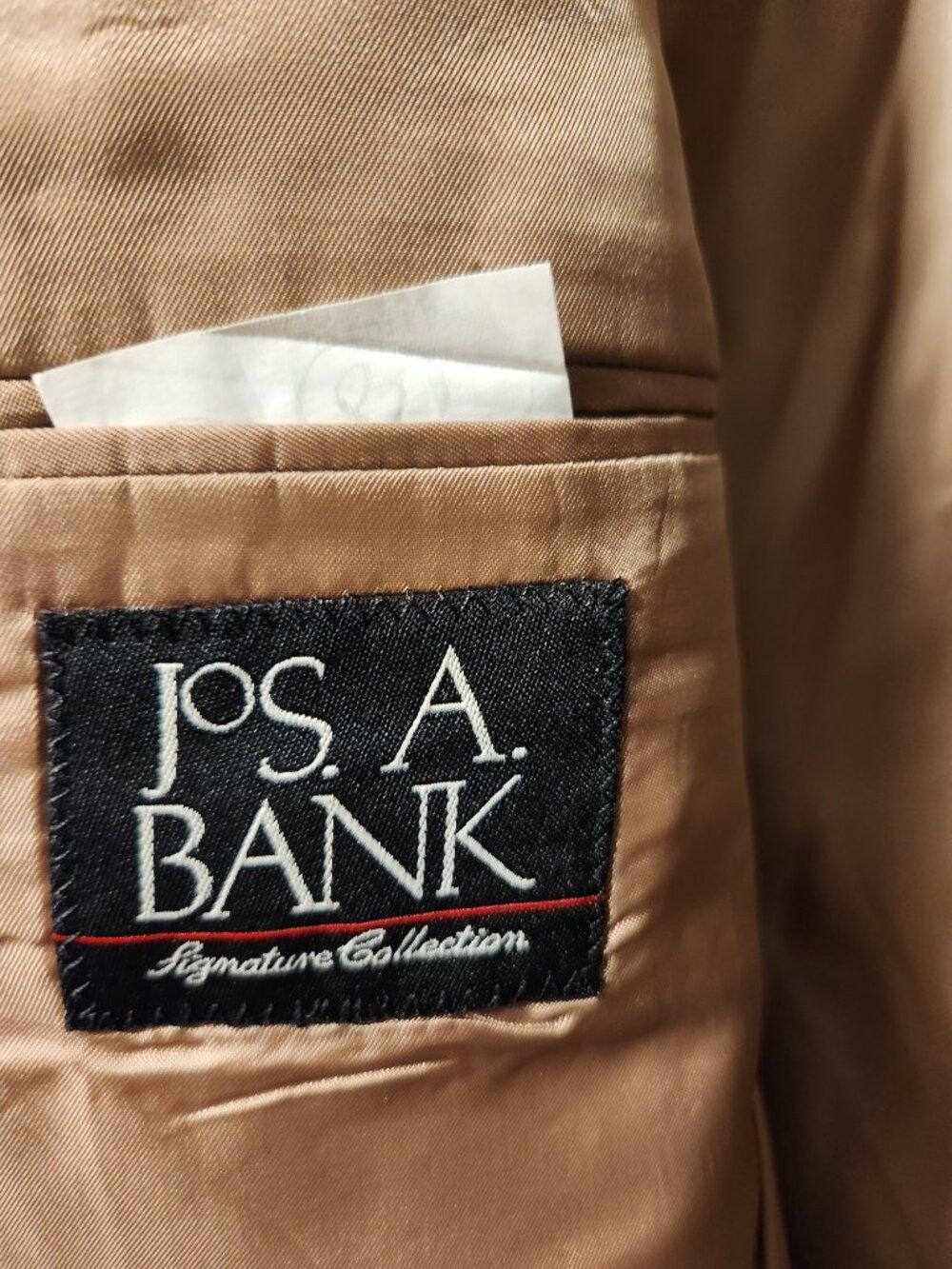 Jos. A. Bank Jos.a.bank men's brown 100%wool sport coat blazer jacket 54R Size 54R - 2 Thumbnail
