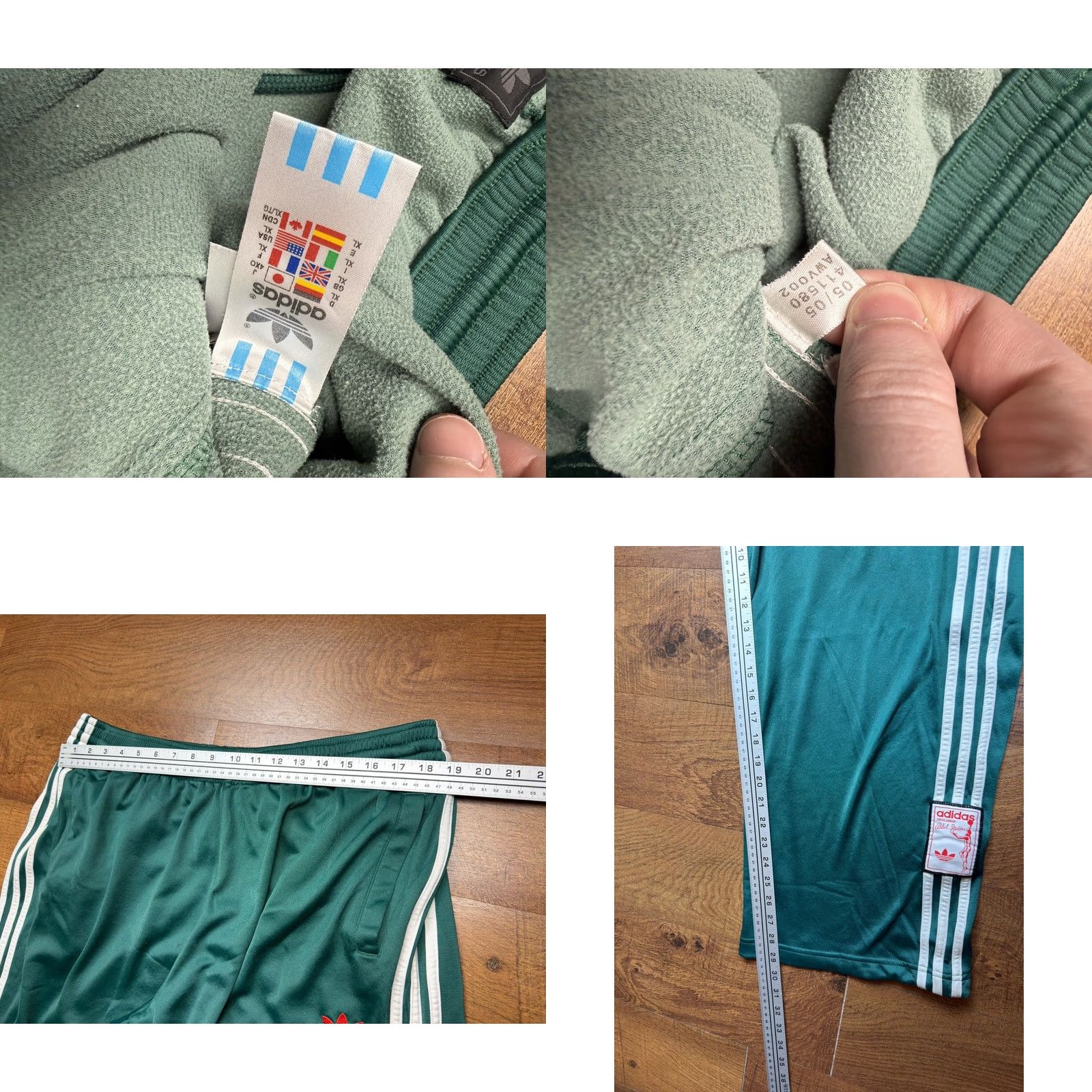 Adidas VINTAGE Adidas Kareem abdul-jabbar Warm Up Firebird Track Pants Men XL Teal Green Firebird Track Pants Mens XL Size US 36 / EU 52 - 8 Thumbnail