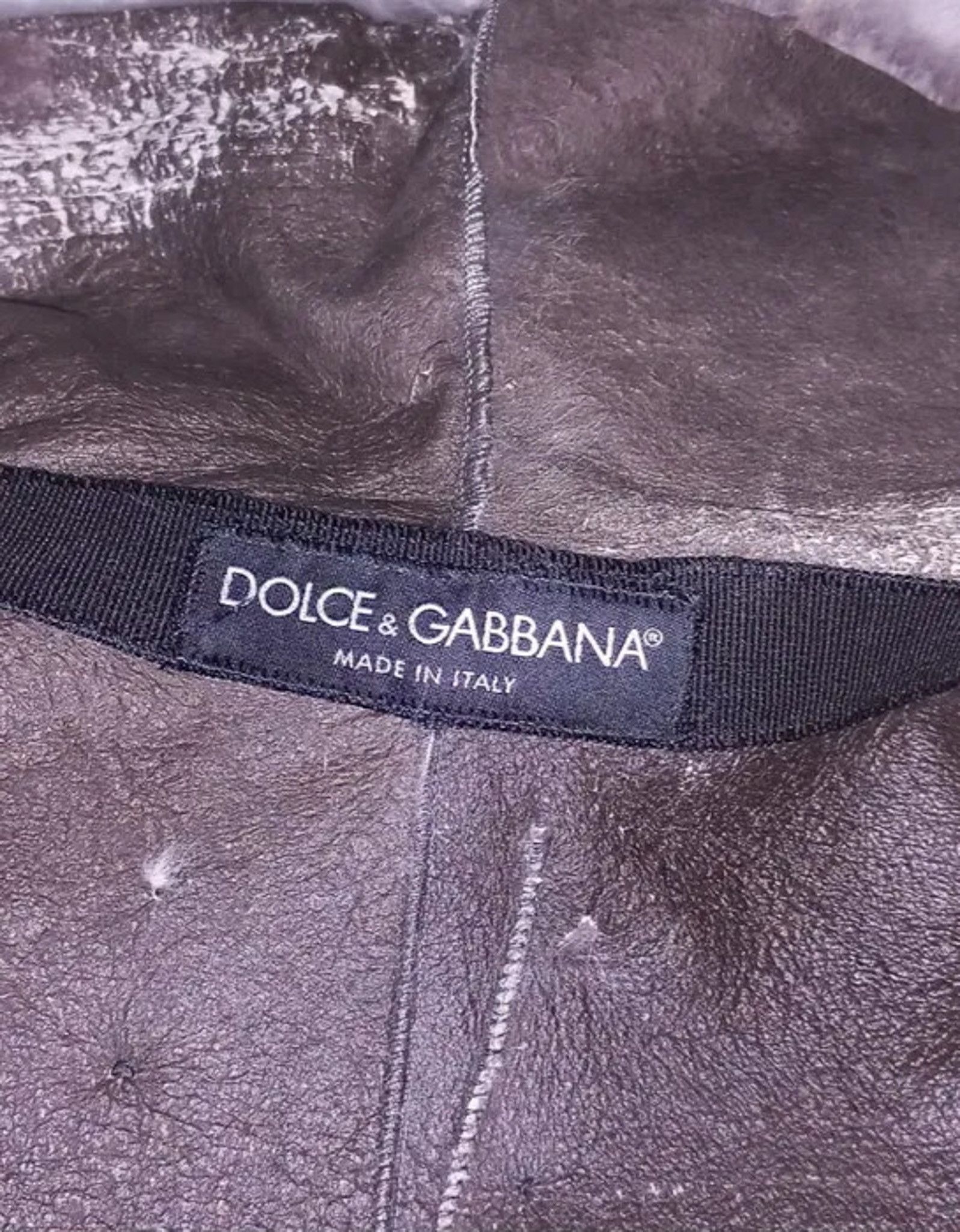 Dolce & Gabbana RABBIT FUR LEATHER LONG COAT Size XS / US 0-2 / IT 36-38 - 7 Thumbnail