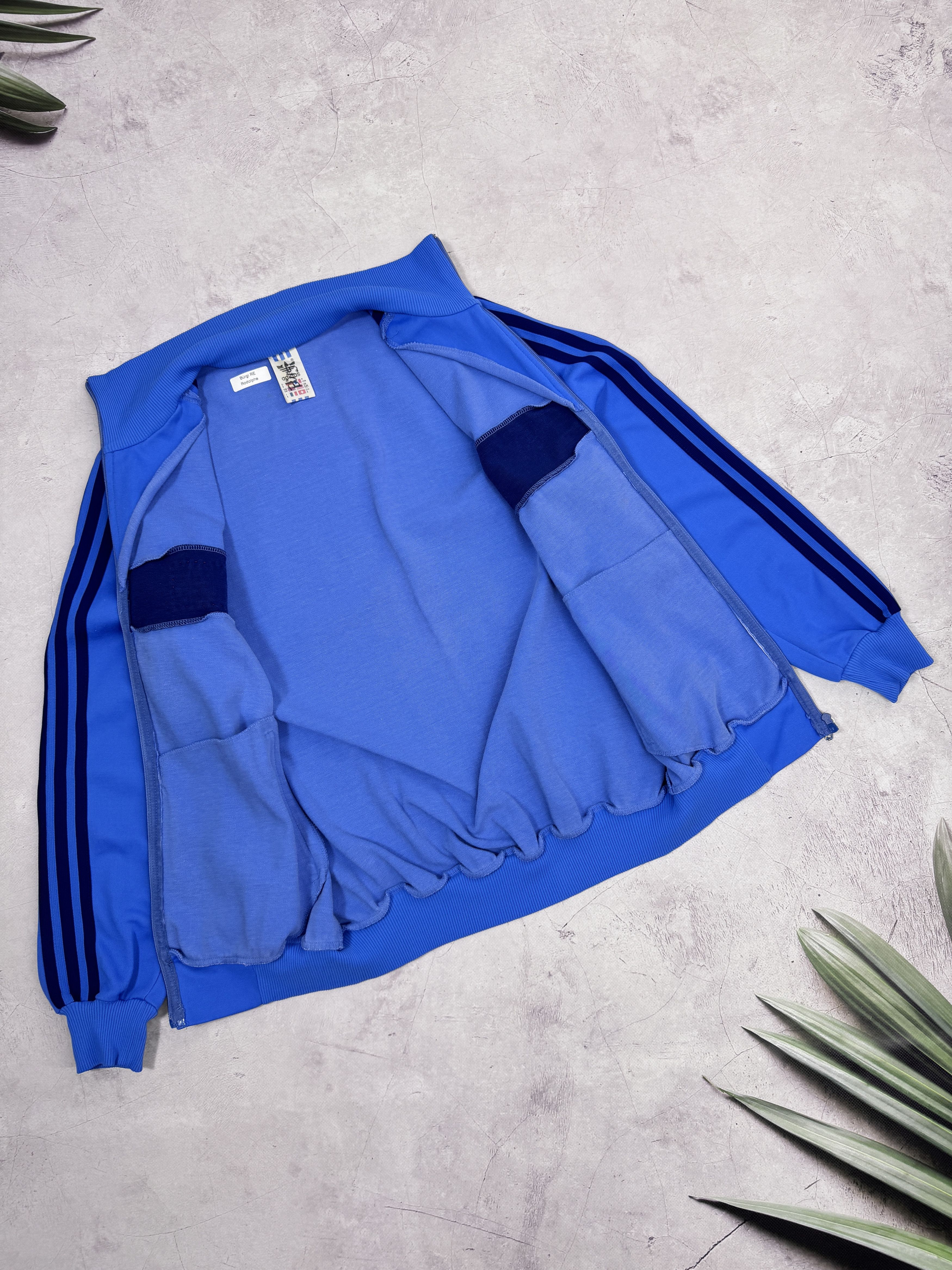 Adidas × Vintage 80s Adidas Track Jacket 100 km Ultra Marathon Biel-Bienne Size US M / EU 48-50 / 2 - 9 Thumbnail
