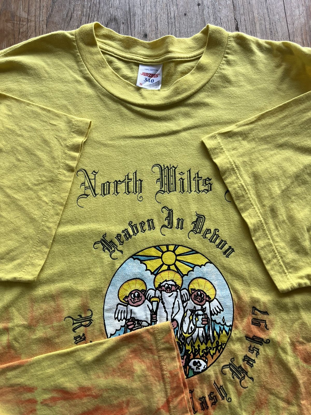 Vintage Vintage North Wilts H3 heaven in Devon 97’s festival Tshirt Size US XL / EU 56 / 4 - 8 Thumbnail