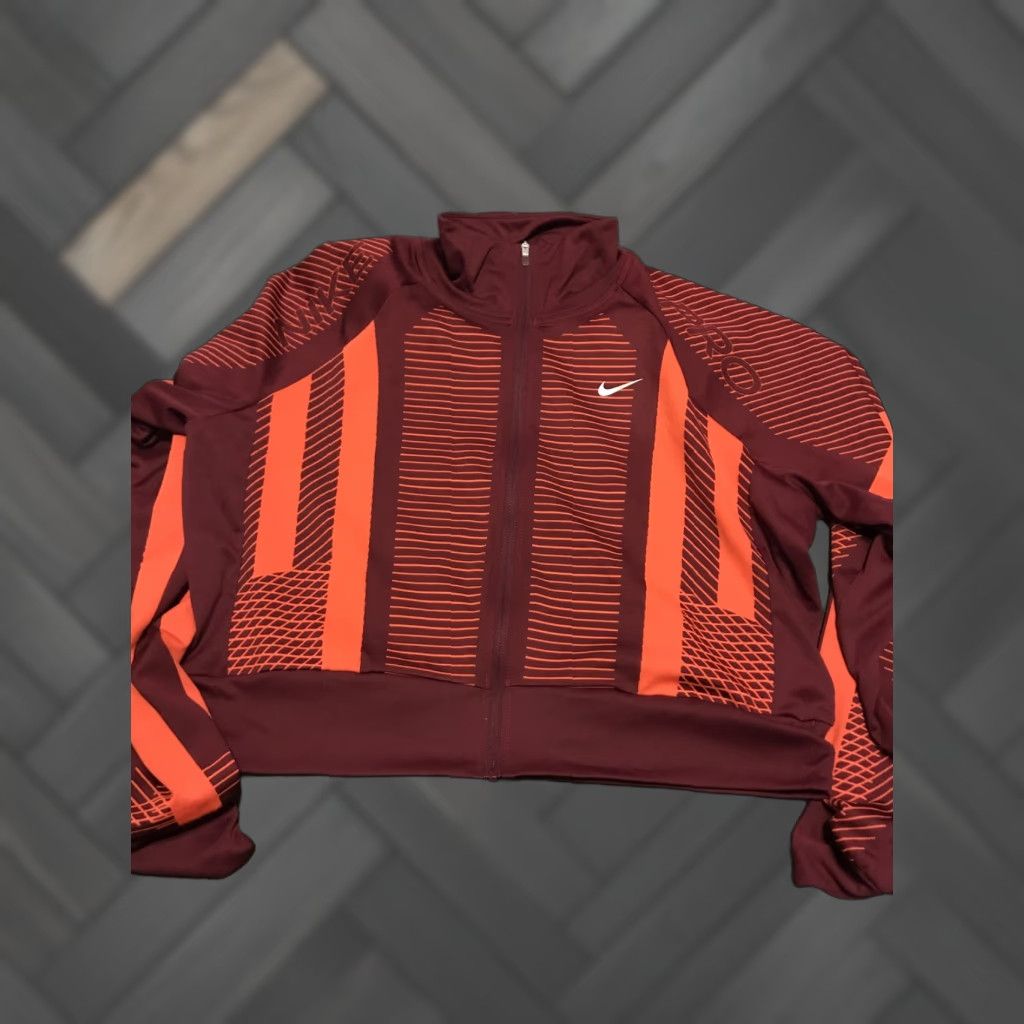 Nike Nike Pro Full Zip Knit Jacket Women Dark Beetroot M Size Size M / US 6-8 / IT 42-44 - 1 Thumbnail