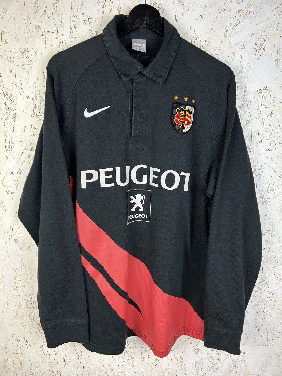 Nike 00s Nike Stade Tolousain 2002/03 Rugby Union Shirt Jersey Size US XL / EU 56 / 4 - 1 Thumbnail