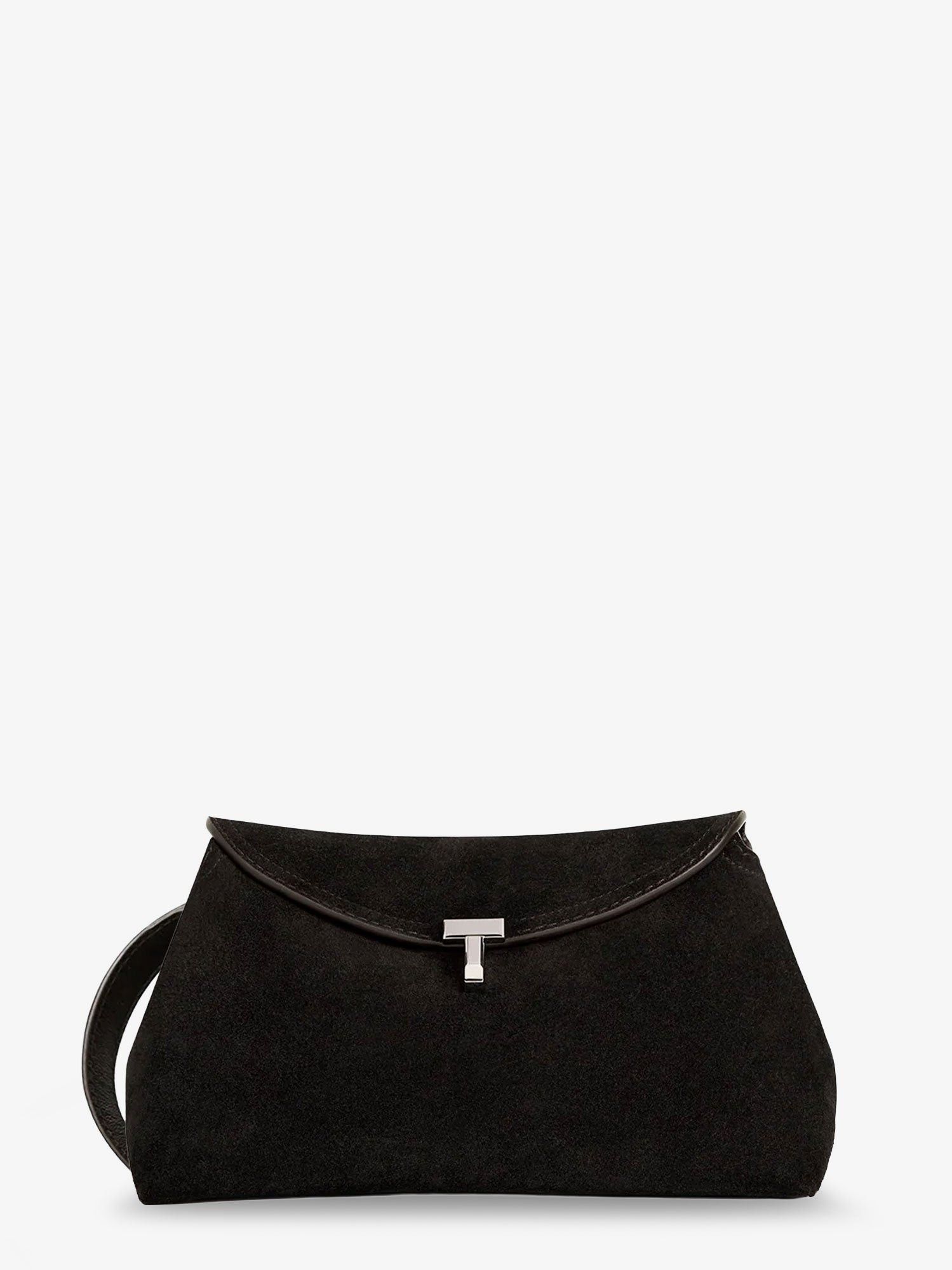 Toteme T-Lock Suede Handbag Size ONE SIZE - 1 Thumbnail