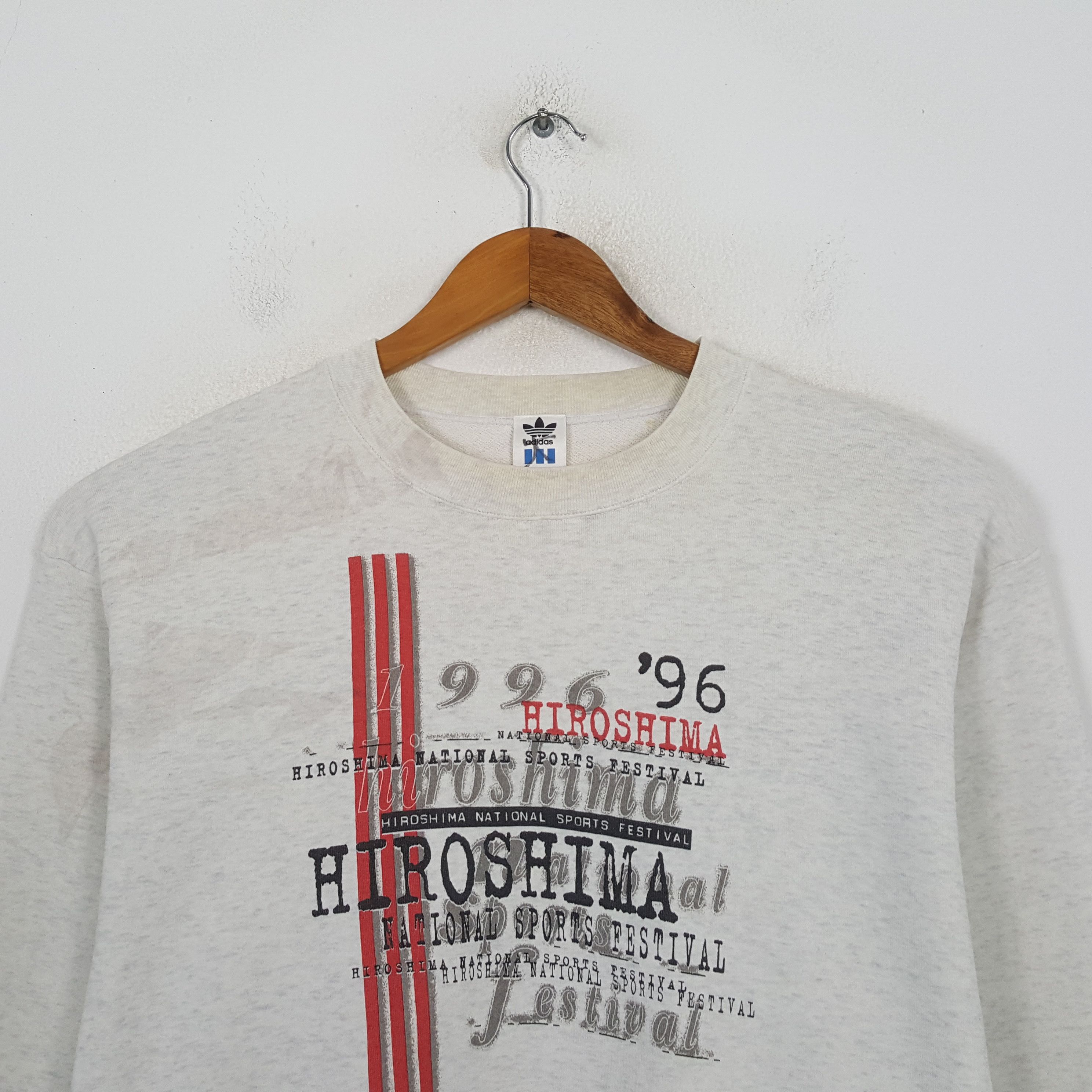 Adidas Vintage 96 Hiroshima Sport Festival Sweatshirt C302N16 Size US M / EU 48-50 / 2 - 2 Thumbnail