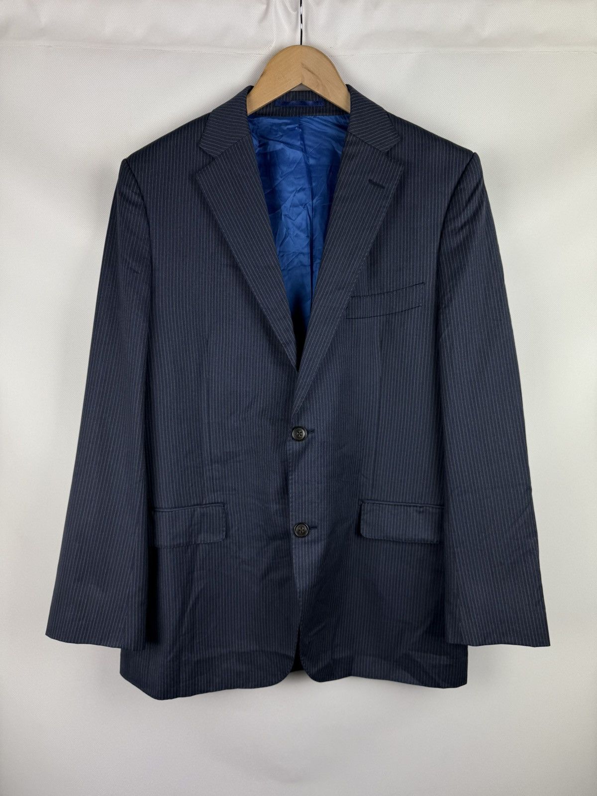 Suitsupply Suitsupply Pure Wool Men’s Striped Blazer Jacket Sportcoat Size 44R - 1 Thumbnail