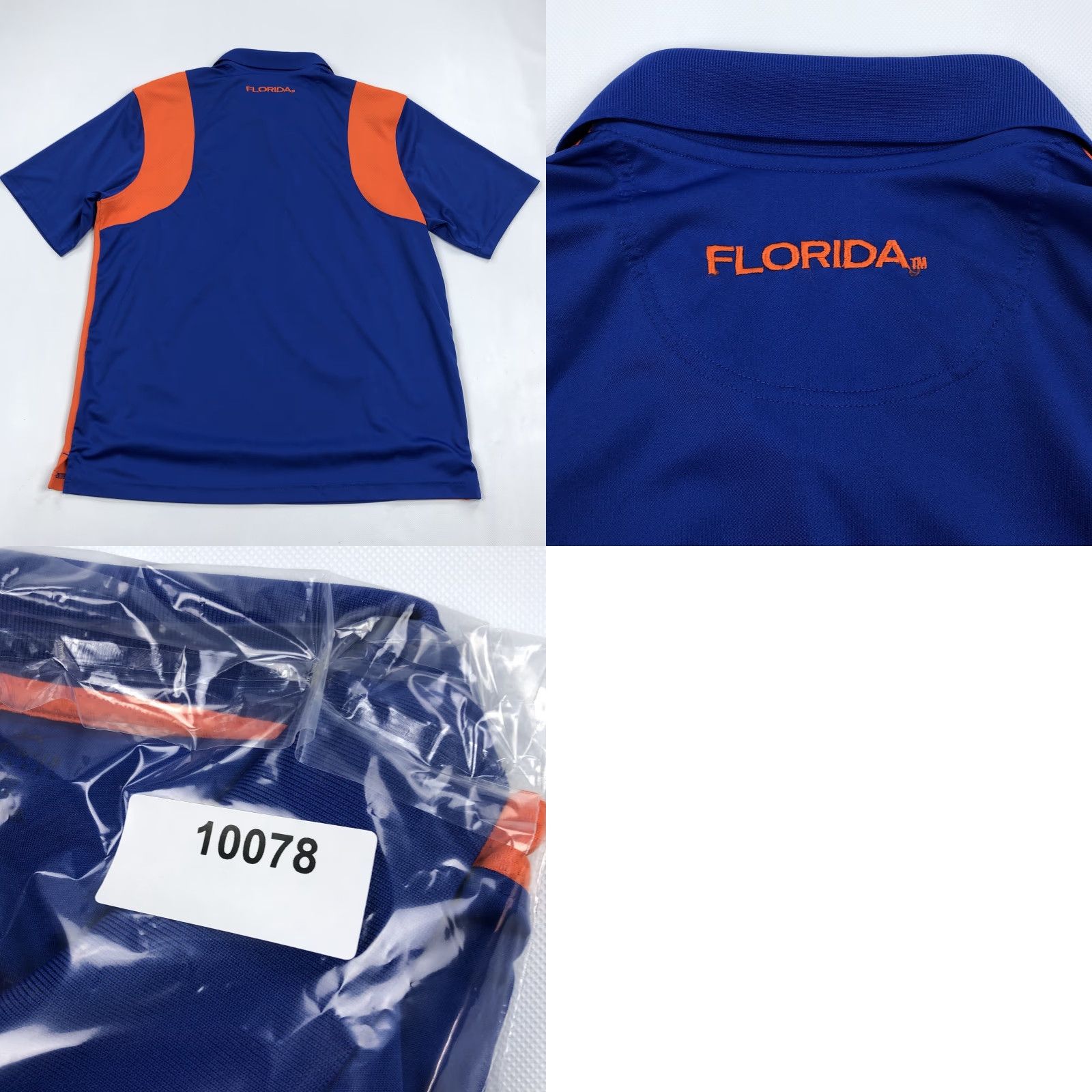 Vintage VINTAGE Florida Gators Polo Shirt XL/XG Blue Orange Florida Logo Mens Athletic Size US XL / EU 56 / 4 - 8 Thumbnail