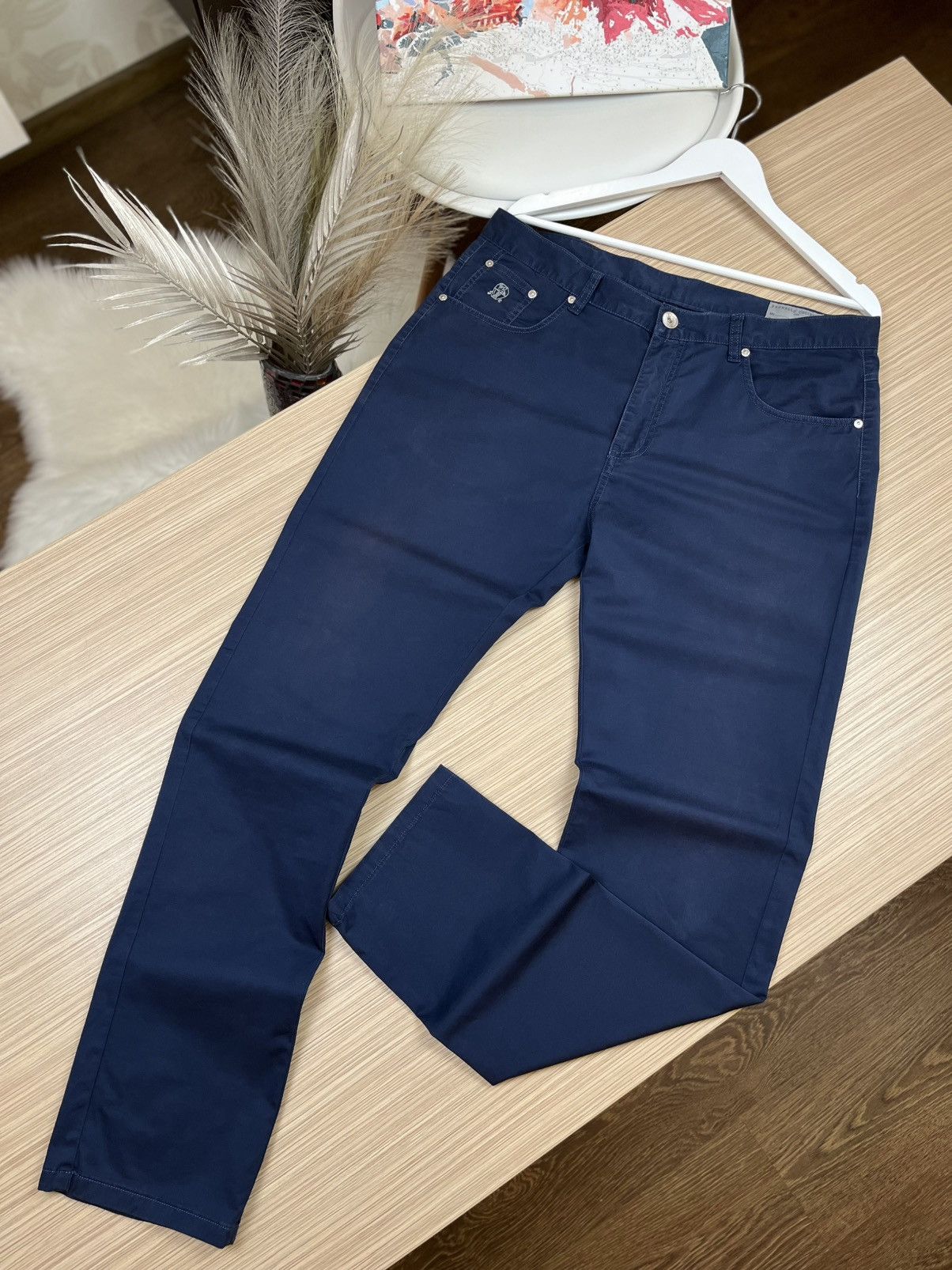Brunello Cucinelli Brunello Cucinelli Jeans Pants Italy Logo Size US 38 / EU 54 - 1 Thumbnail