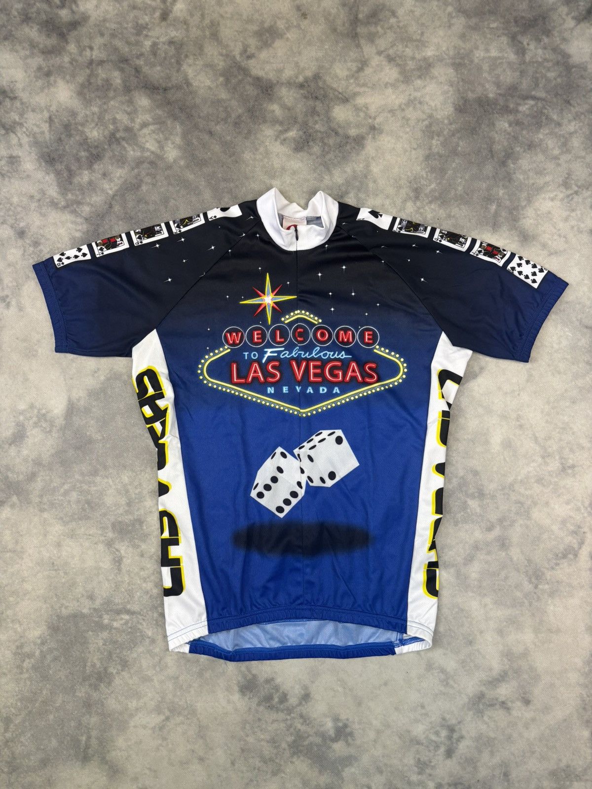 Japanese Brand Vintage Biker Jersey tshirt Las Vegas Casino Gabber Rave 90s Size US L / EU 52-54 / 3 - 1 Thumbnail