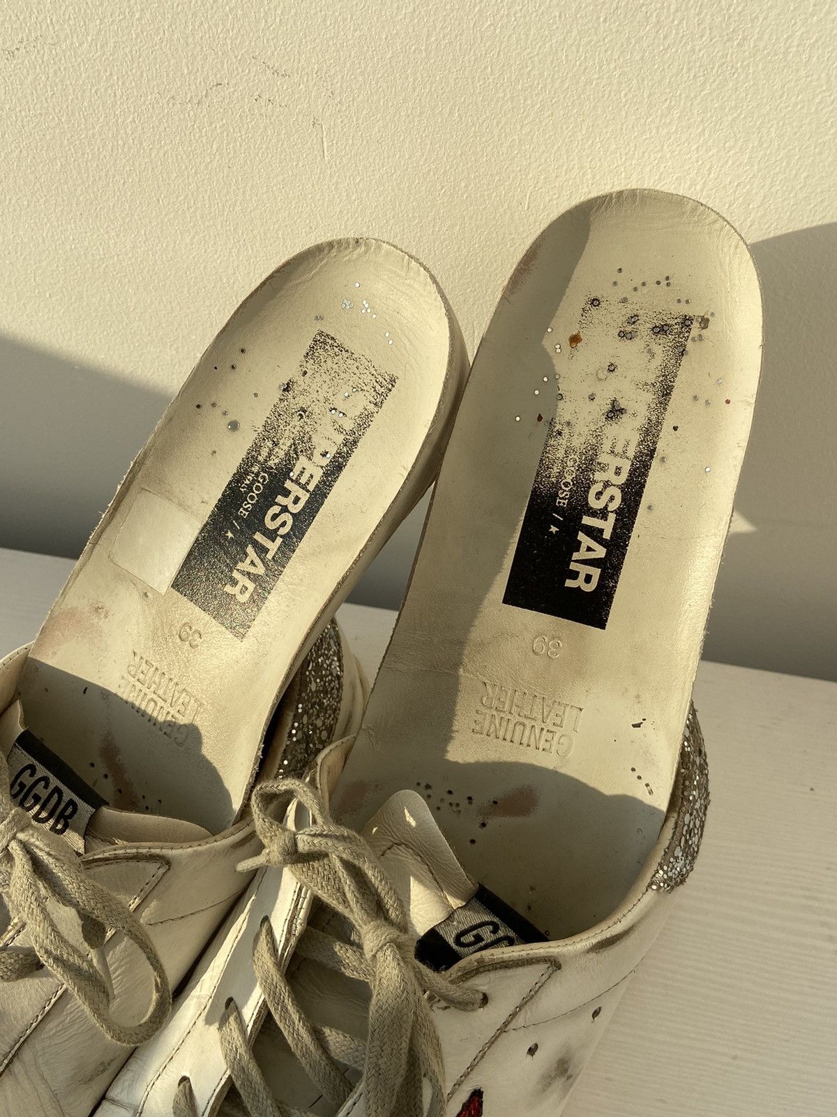 Golden Goose GOLDEN GOOSE DELUXE Superstar Vibram Classic Fade Sneakers Size US 9 / IT 39 - 13 Thumbnail