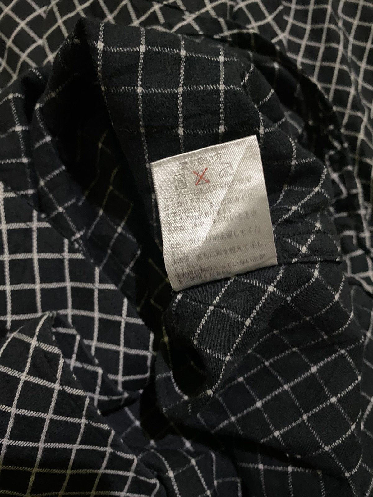 Beauty Beast × Japanese Brand × Tornado Mart Kansai Yamamoto plaid long Shirt Size US L / EU 52-54 / 3 - 6 Thumbnail