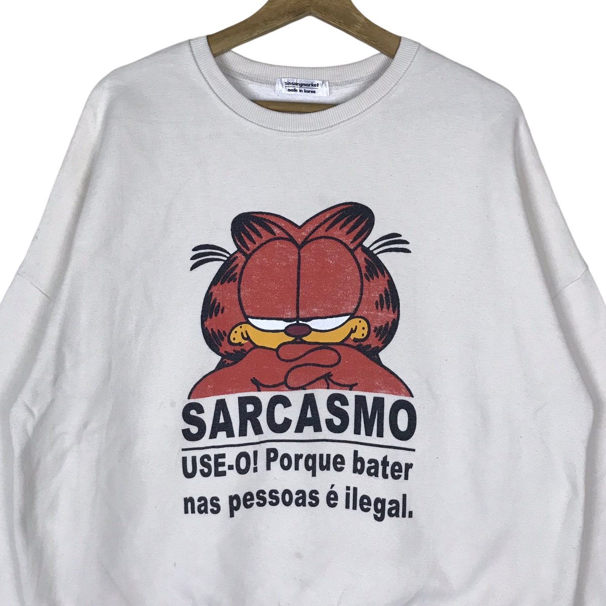 Other Vintage Garfield Cartoon Series Pullover Jumper Sweatshirt Size US L / EU 52-54 / 3 - 2 Thumbnail