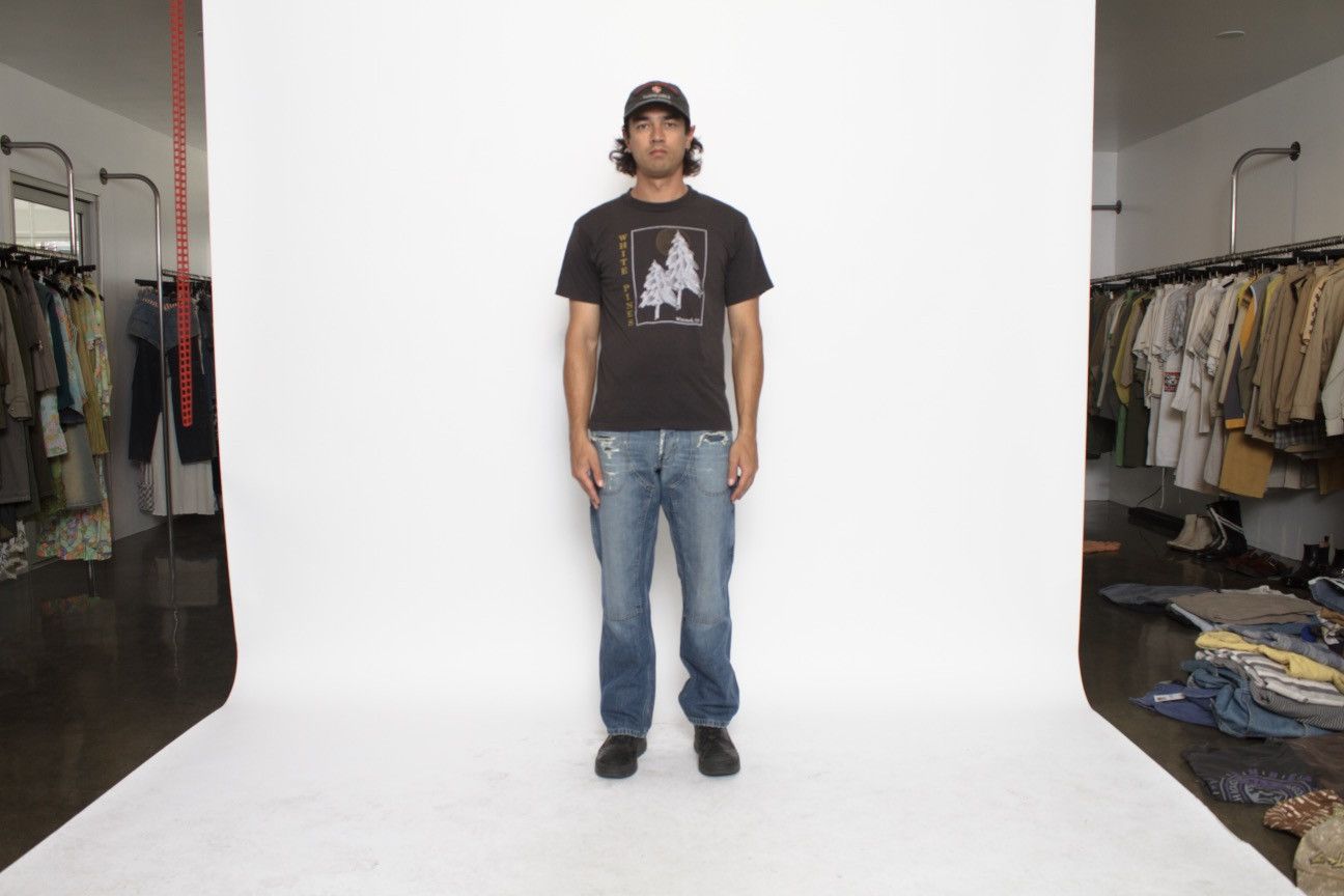 Carhartt BLUE FADED DISTRESSED HIGH DOUBLE KNEE PANTS BY CARHARTT Size US 28 / EU 44 - 5 Thumbnail