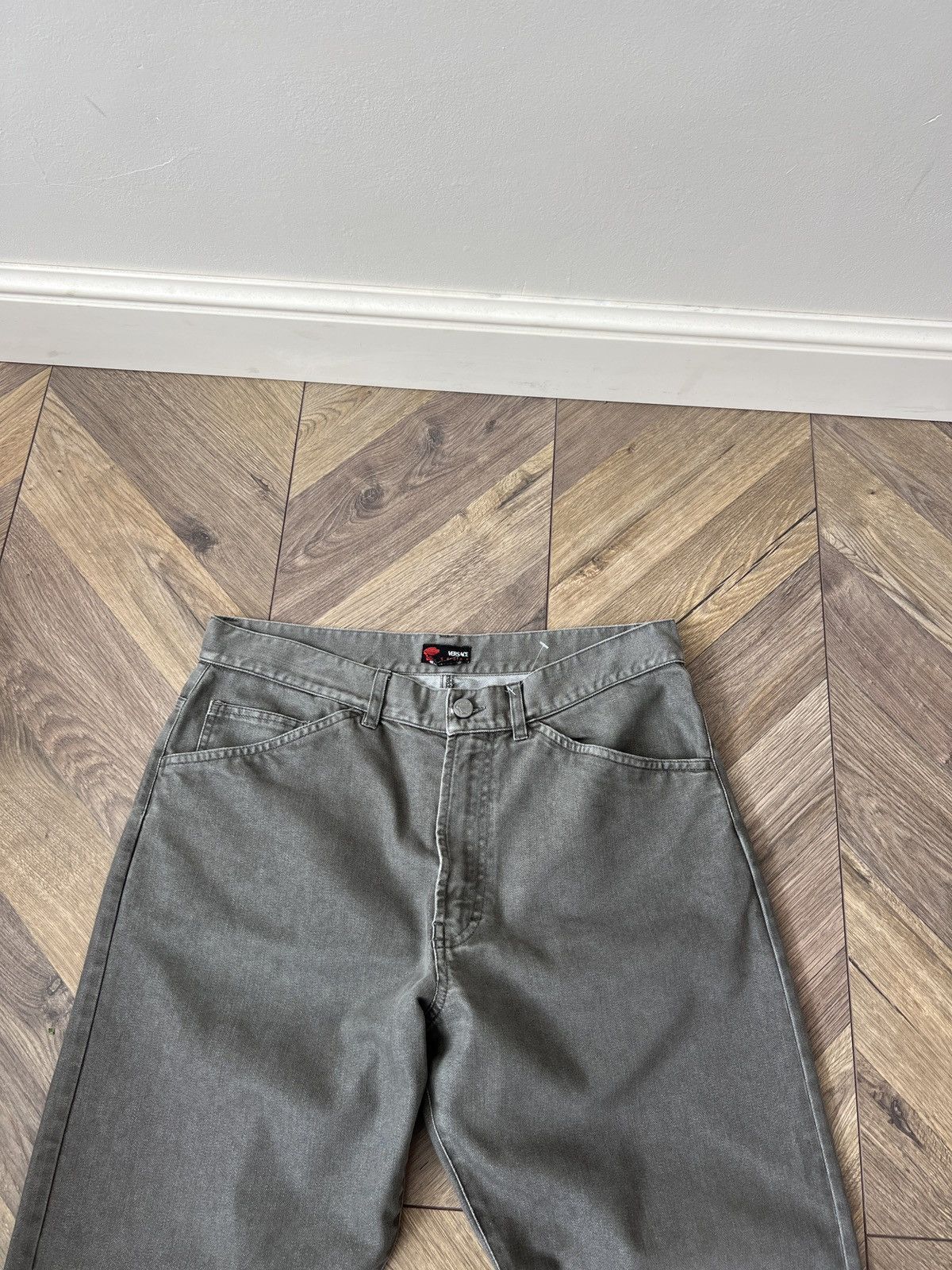 Versace Vintage Versace Sport Jeans Embroidered Back Pocket Denim Size US 34 / EU 50 - 5 Thumbnail