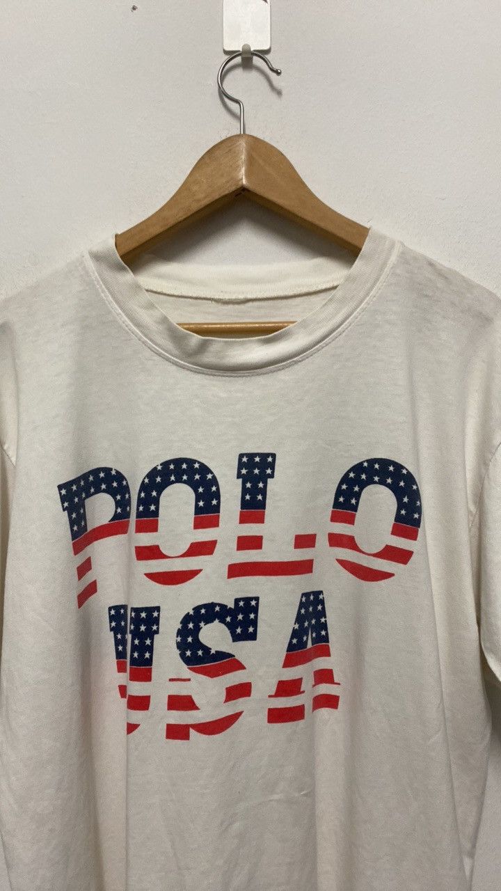 Polo Ralph Lauren × Vintage Vintage Ralph Lauren Polo USA T-Shirt Size US M / EU 48-50 / 2 - 8 Thumbnail