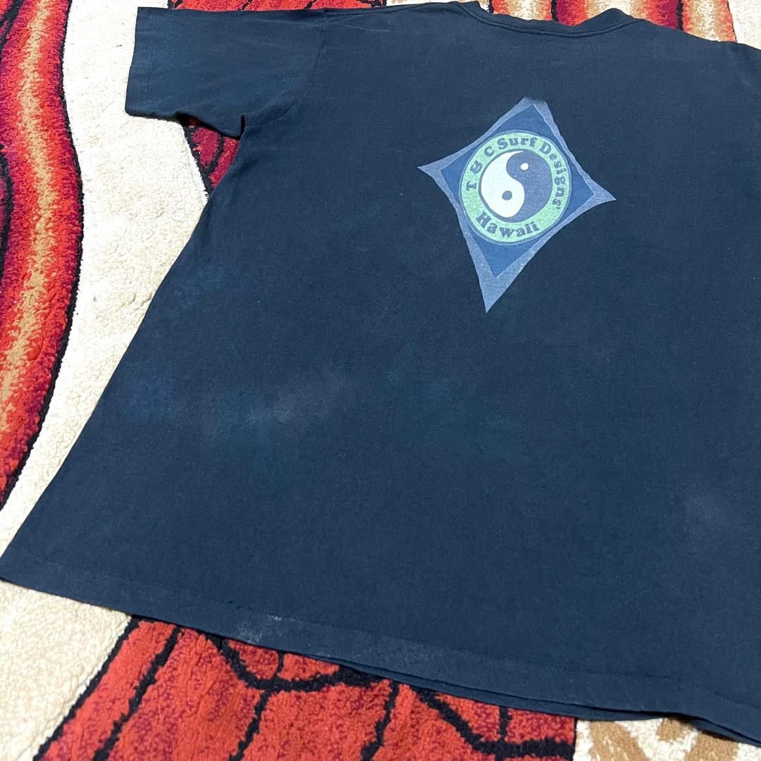 Sun Surf Vintage 90s Thrashed Faded T&C Surfing ERD GRUNGE T Shirt Size US L / EU 52-54 / 3 - 3 Thumbnail