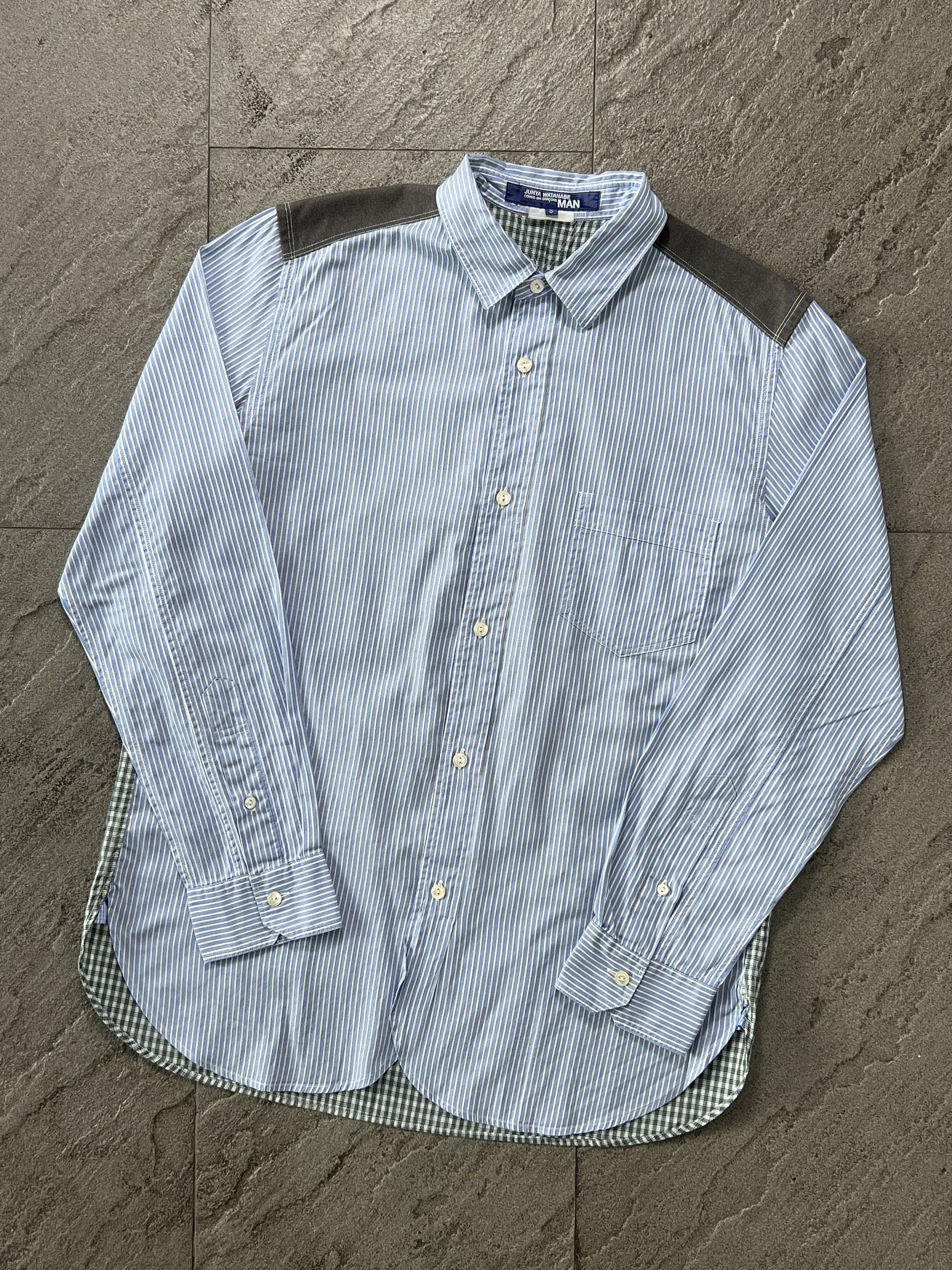 Junya Watanabe Junya Watanabe Comme des Garçons MAN patched shirt Size US S / EU 44-46 / 1 - 1 Thumbnail
