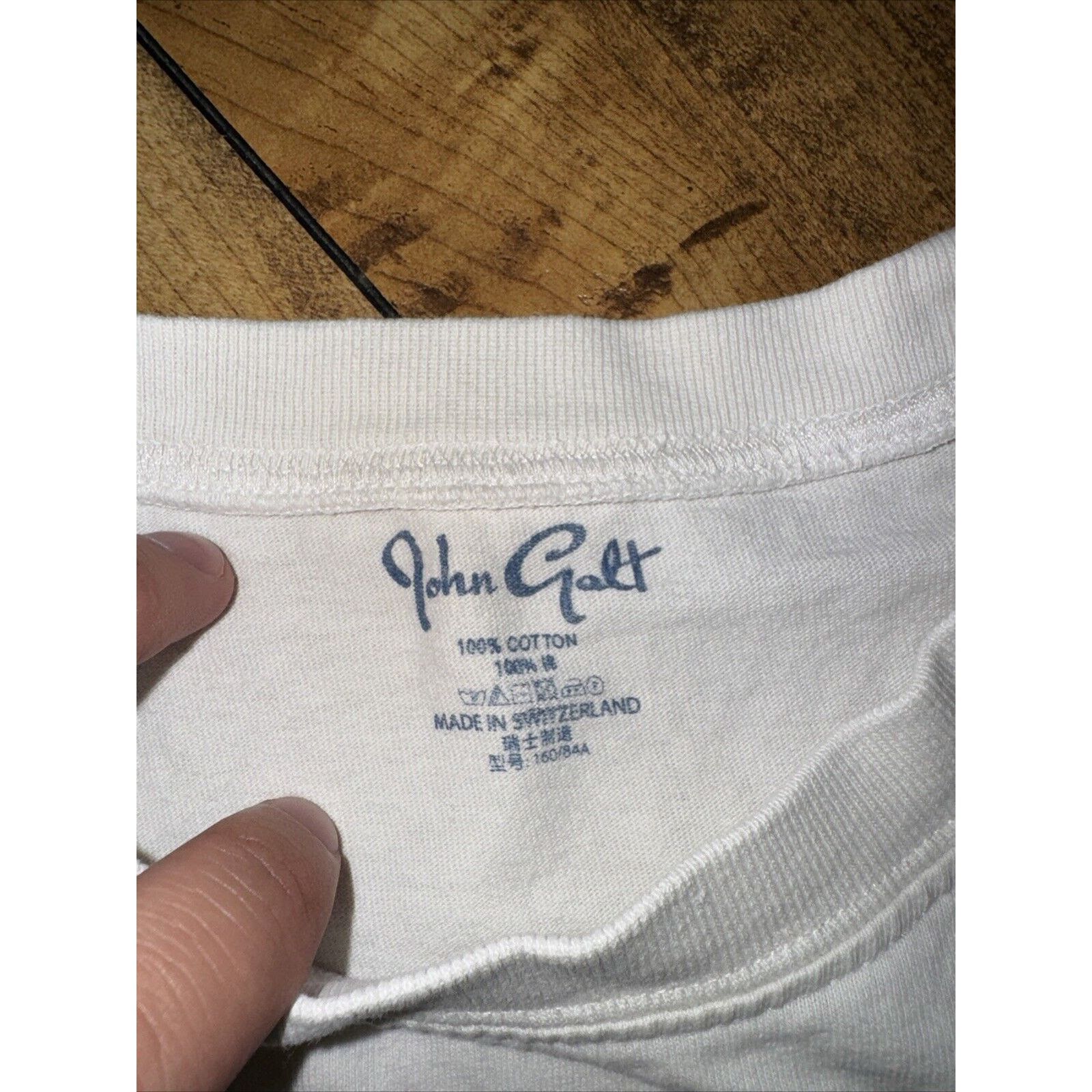 Band Tees × Japanese Brand × Vintage John Galt T-Shirt Medium 19x23 White Mater De Heart Y2K Size US M / EU 48-50 / 2 - 3 Thumbnail