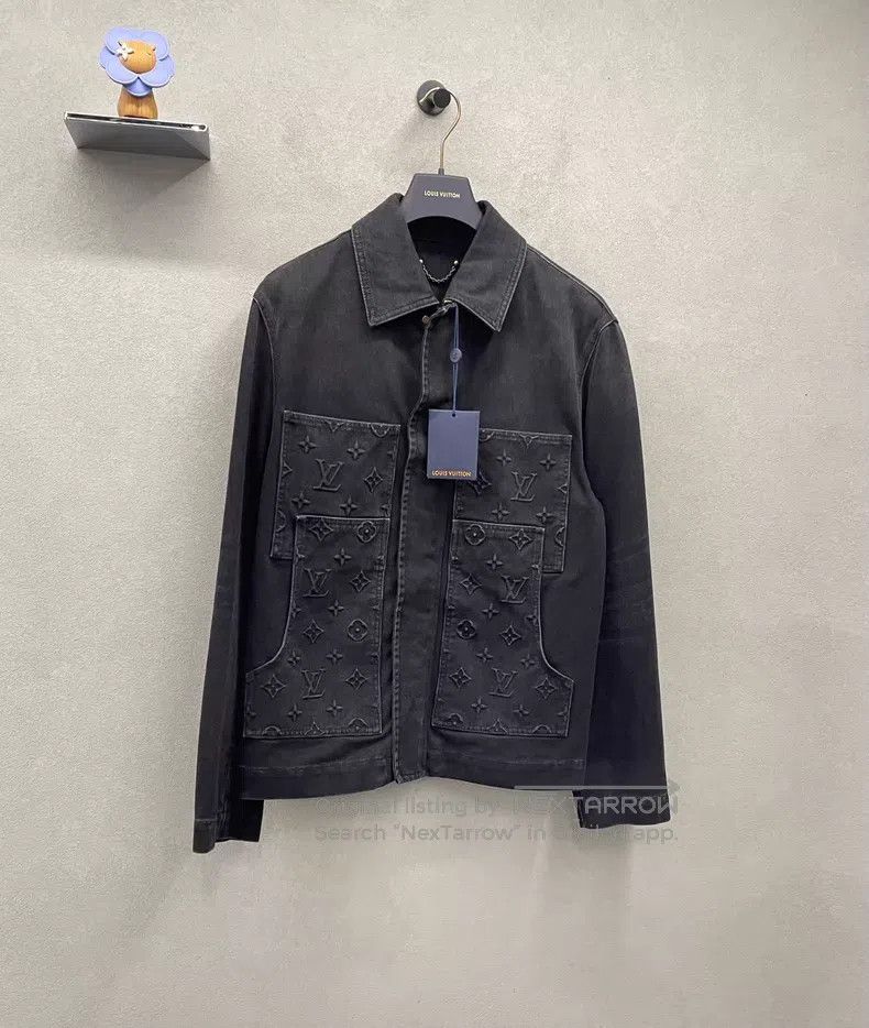 Louis Vuitton Louis Vuitton Old Black Denim Jacket Size US S / EU 44-46 / 1 - 3 Thumbnail