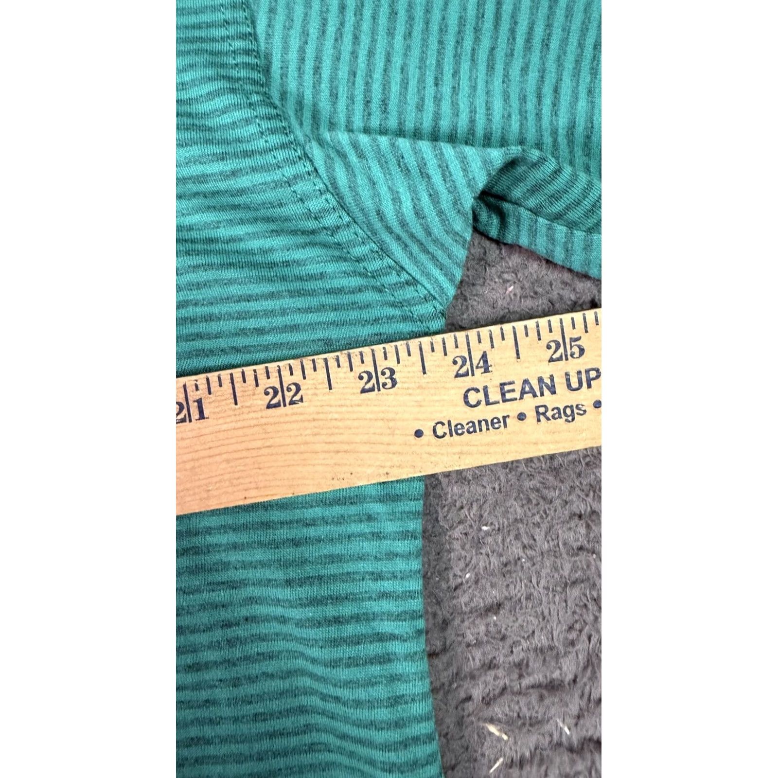 Russell Athletic VINTAGE Russell Athletic Shirt Mens Large Striped Baseball Tee USA 90s Green Size US L / EU 52-54 / 3 - 5 Thumbnail
