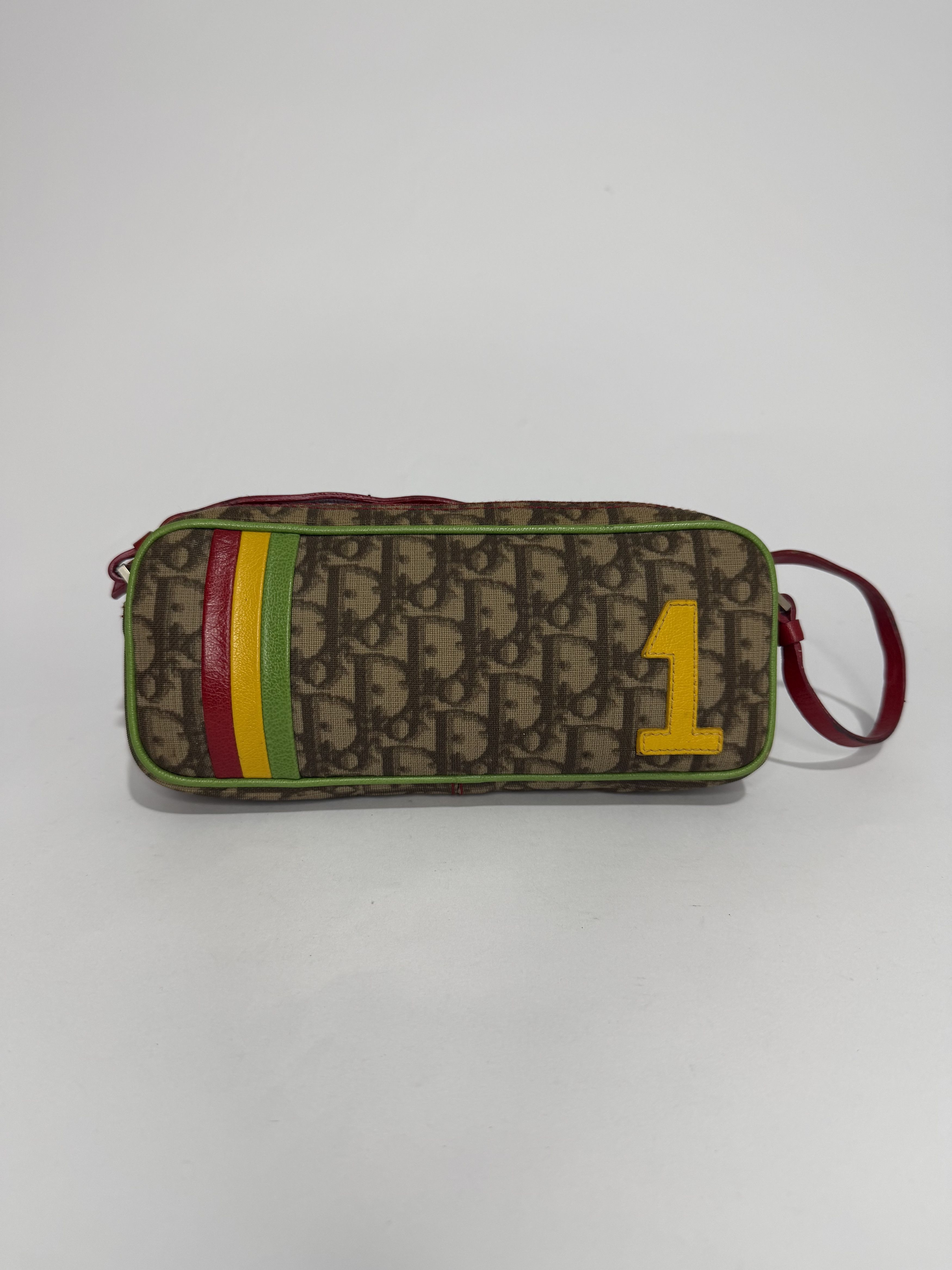 Dior Dior Multicolor Oblique Coated Canvas Rasta 1 Pochette Bag Size ONE SIZE - 1 Thumbnail