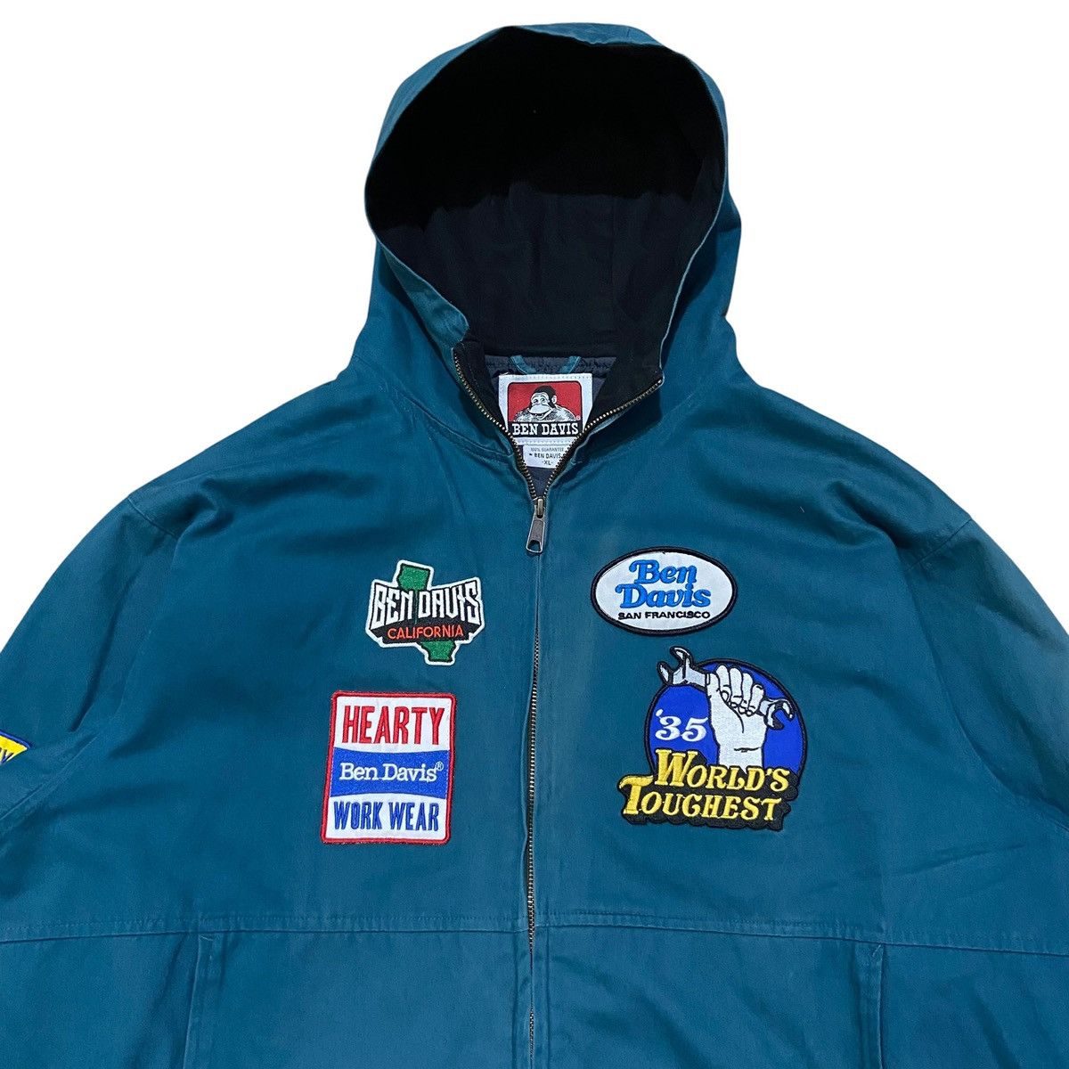 Ben Davis Ben Davis Patchwork Jacket - Lincoln Green Size US XL / EU 56 / 4 - 2 Thumbnail