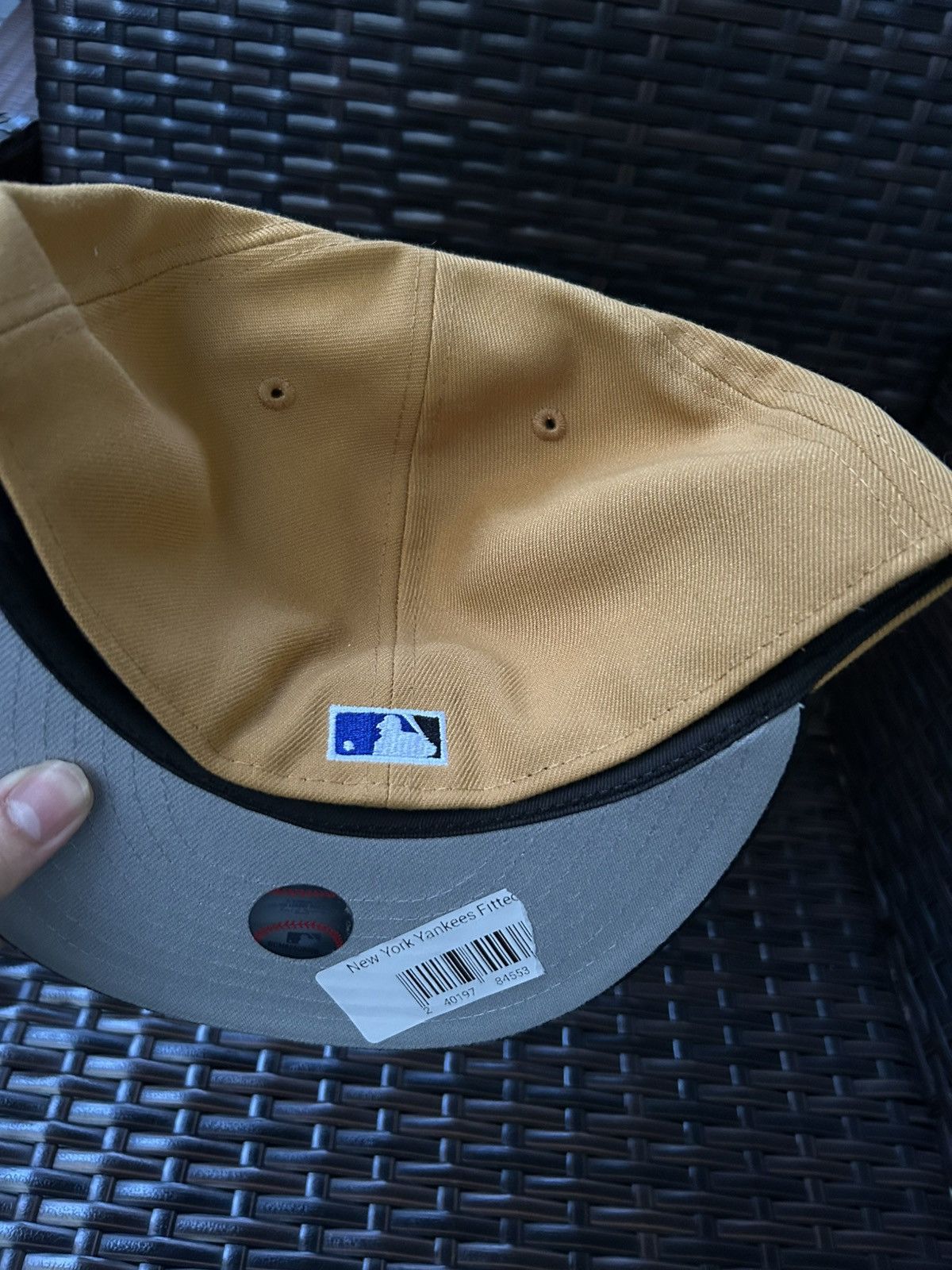 Hat Club × New Era (Sz 8) New Era New York Yankees Fitted Hat Tan Black “Timbs” Size ONE SIZE - 3 Thumbnail