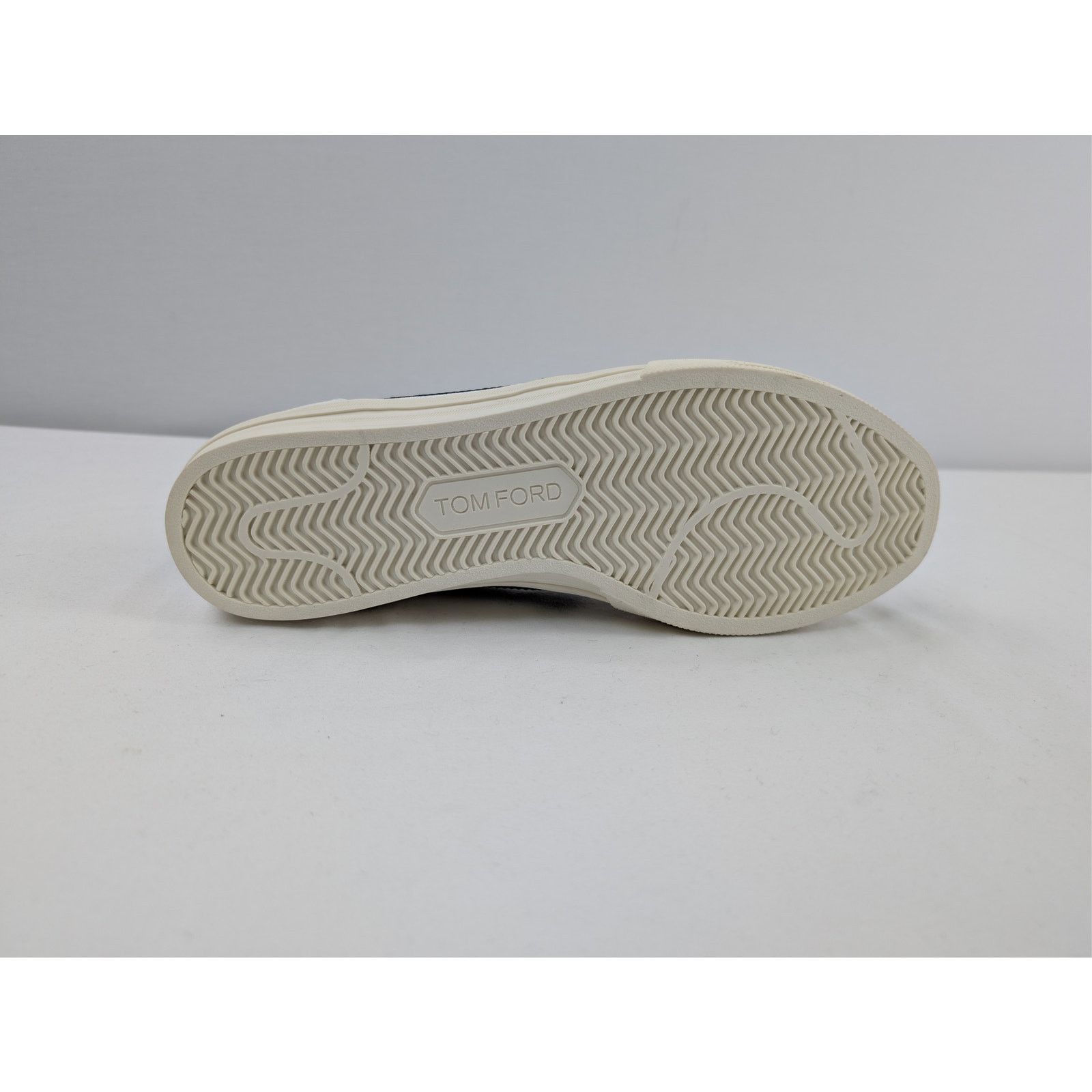 Tom Ford o1rshd1 Jarvis leather low-top sneakers in white/black Size US 8 / EU 41 - 10 Thumbnail