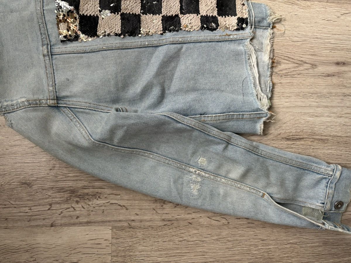 Off-White OFF-WHITE C/O VIRGIL ABLOH CHECKERED DENIM JACKET size 40 Size L / US 10 / IT 46 - 20 Thumbnail
