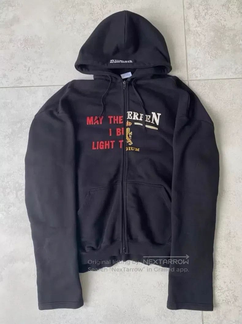 トップス VETEMENTS May The / Antwerp Hoodie 18aw VTMNTS × Vetements Vetements 'J'adore Hardcore' Patched Hoodie